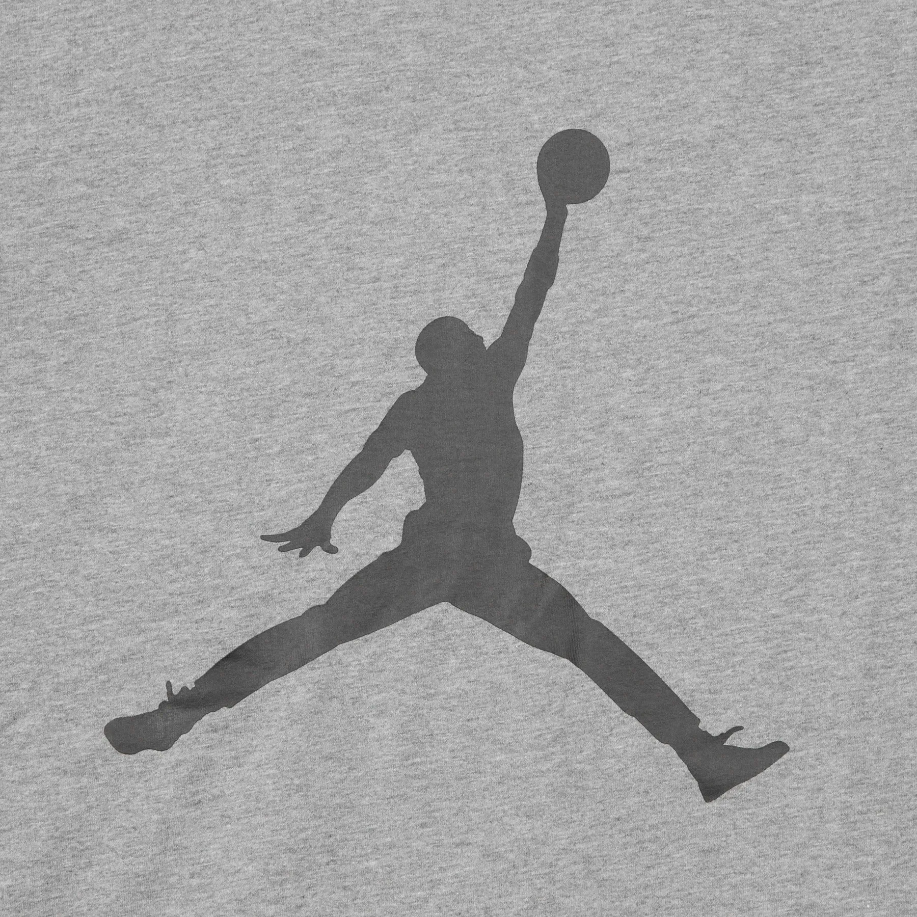 Maglietta Uomo Jumpman Crew Carbon Heather/black