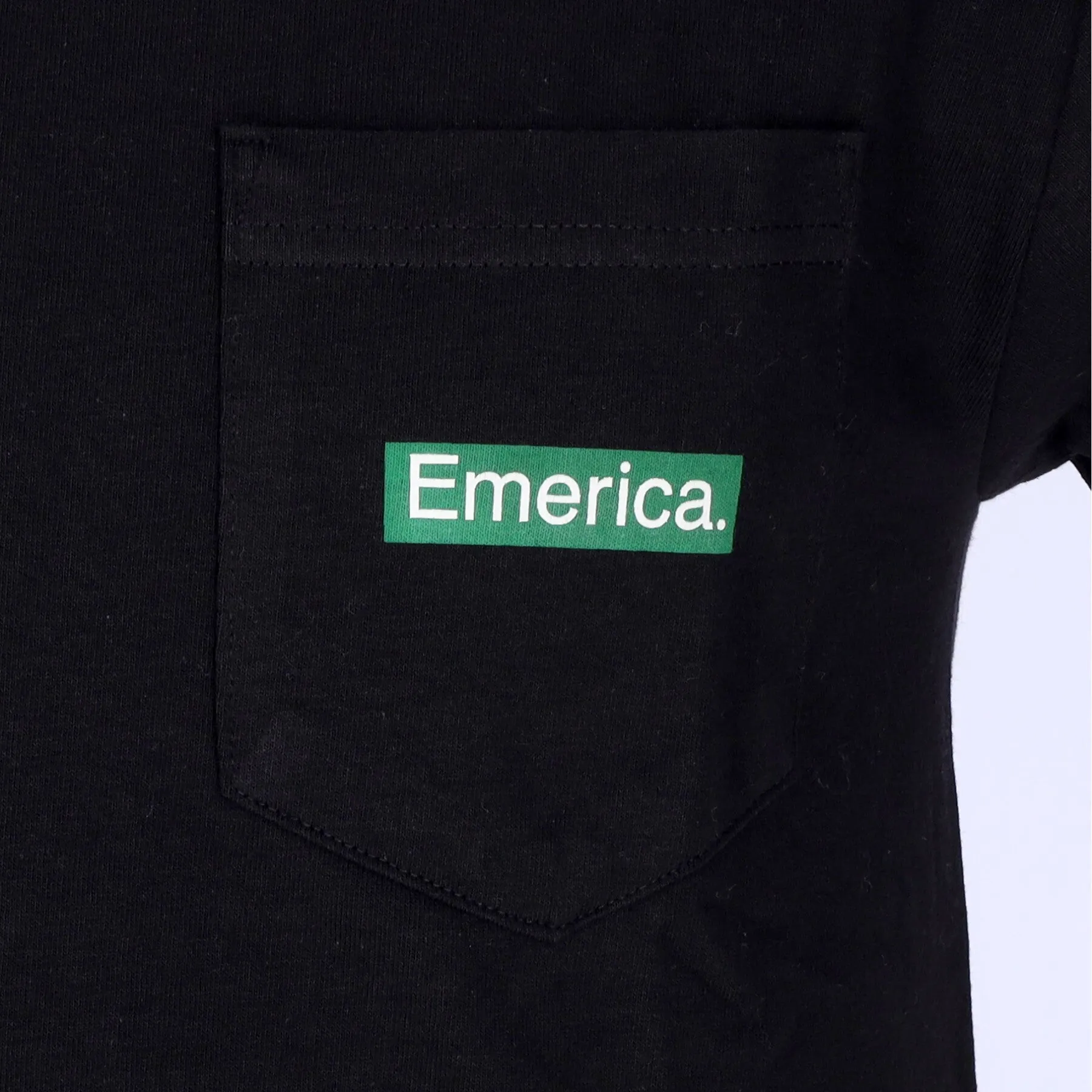 Maglietta Uomo Pure Triangle Pocket Tee Black