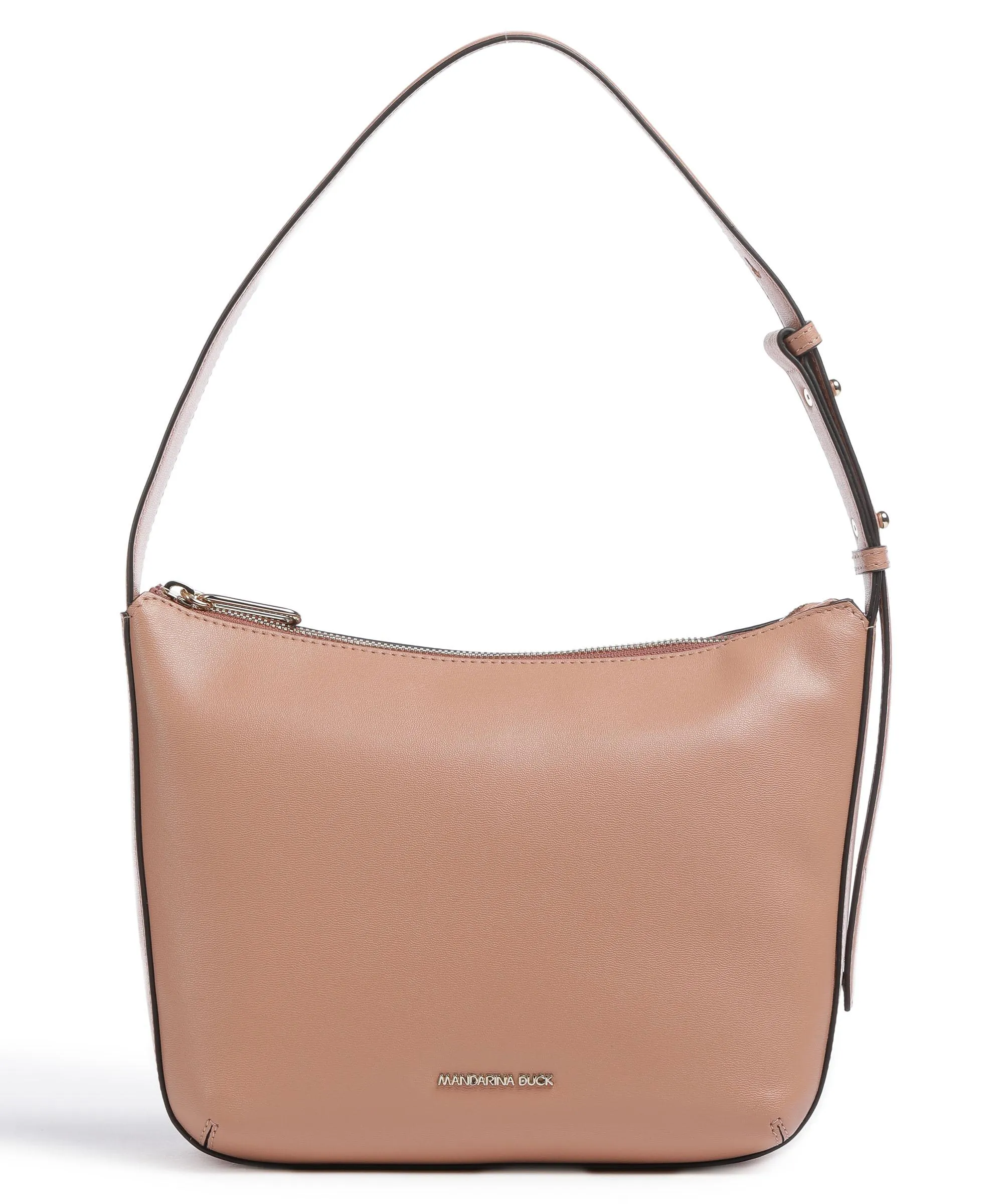  Mandarina Duck Luna Borsa a spalla pelle di vitello finemente grana rosa antico  