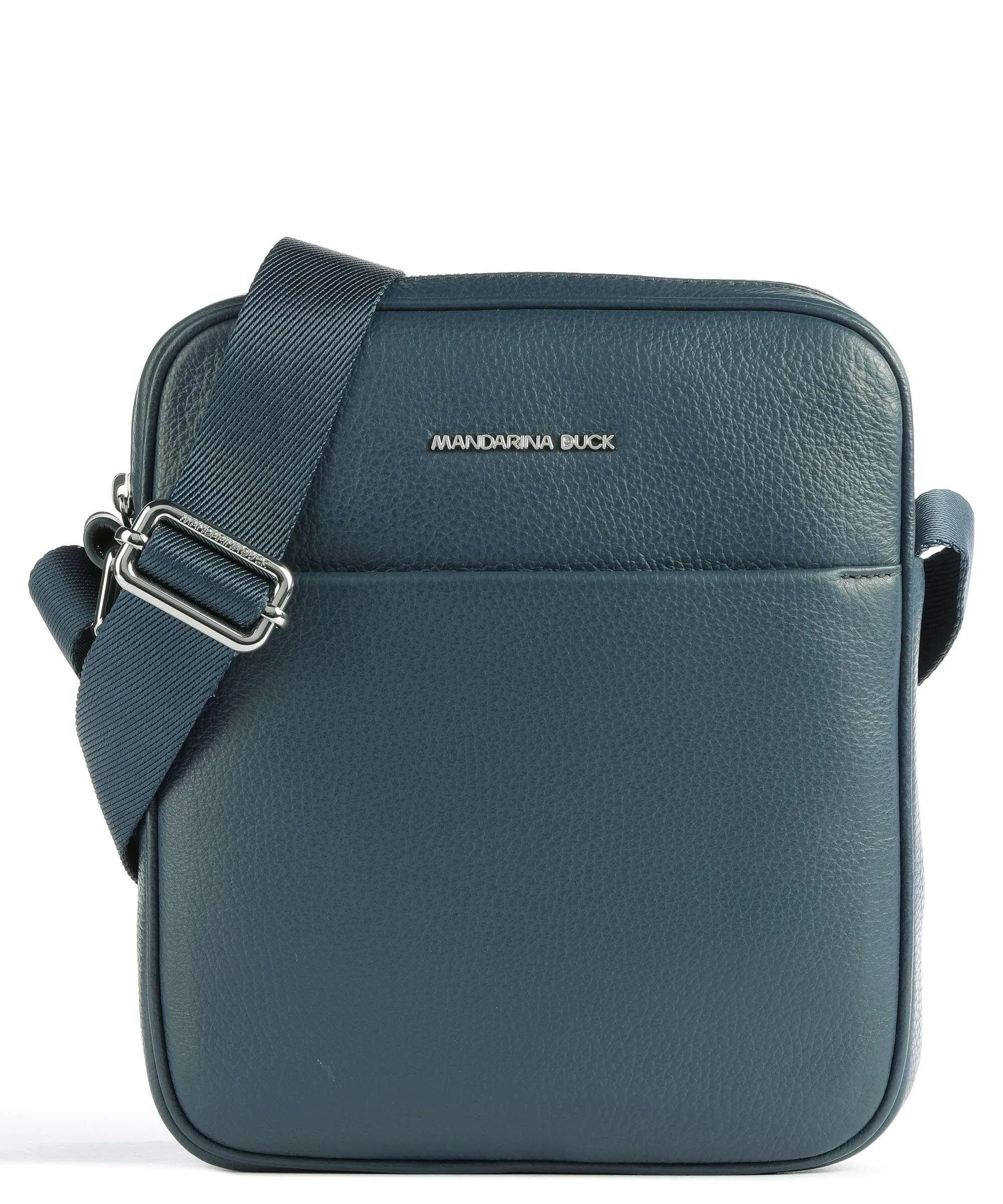  Mandarina Duck Mellow Urban Borsa a tracolla pelle di vitello grana petrol  