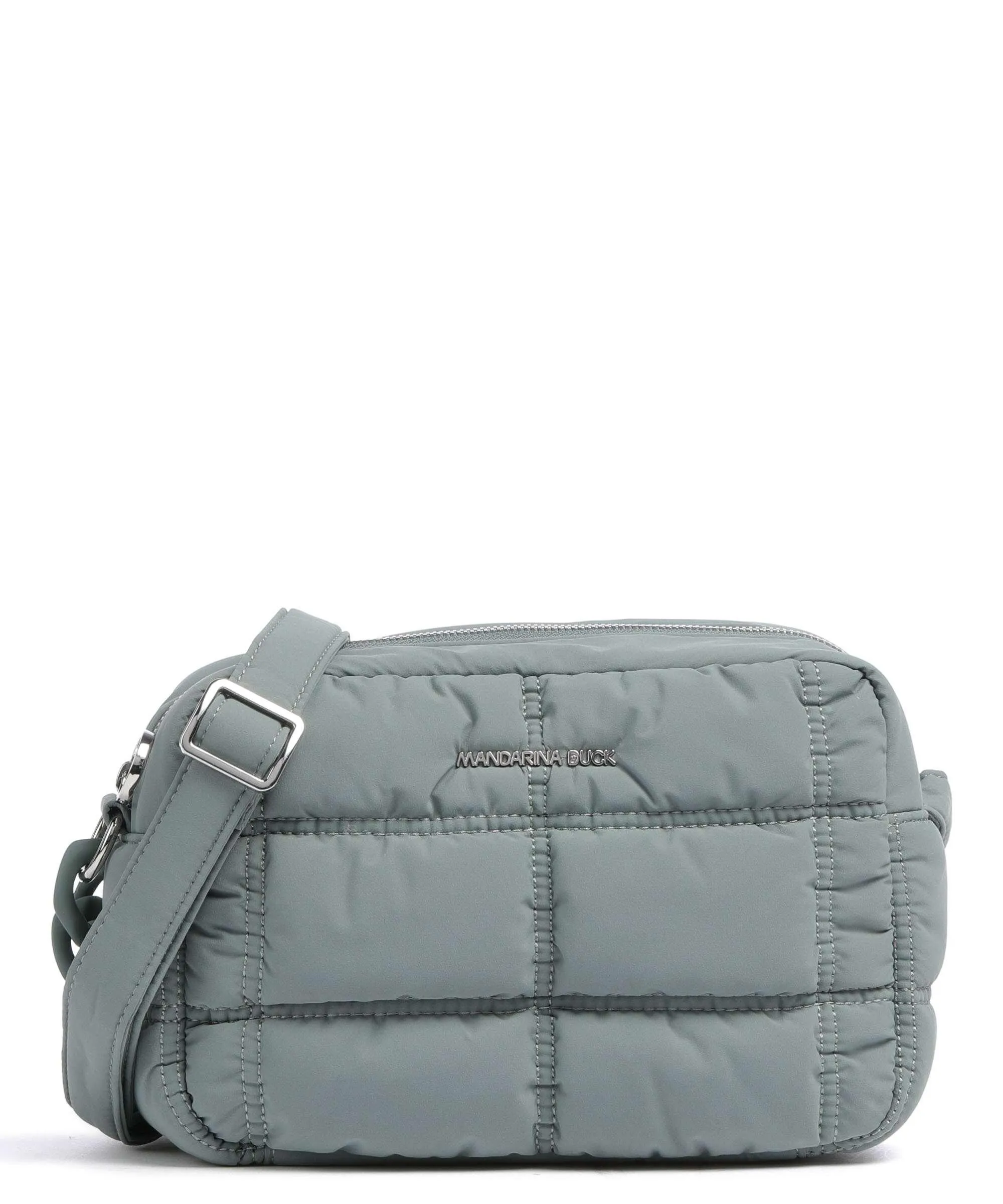  Mandarina Duck Pillow Dream Borsa a tracolla nylon verde blu  