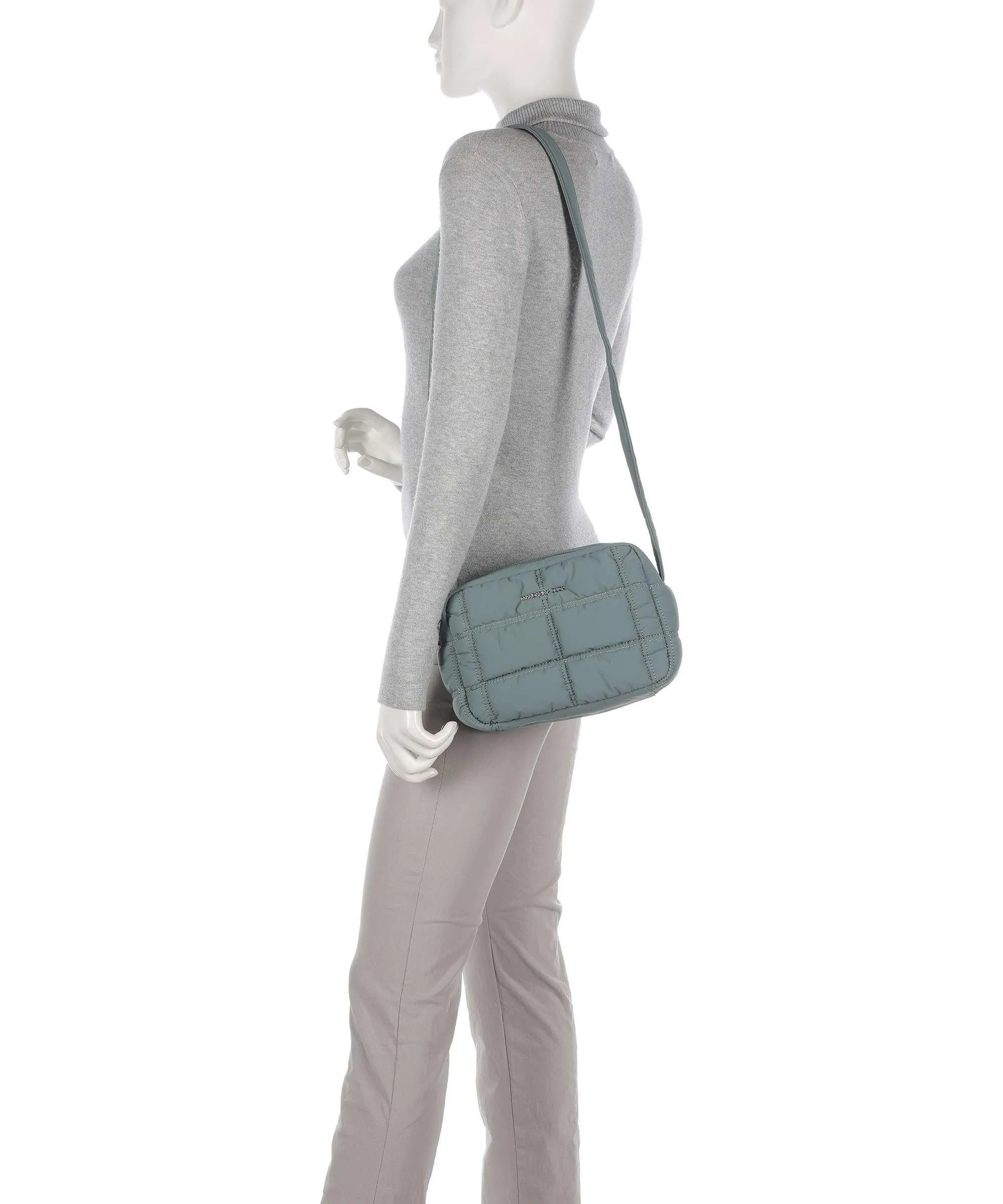  Mandarina Duck Pillow Dream Borsa a tracolla nylon verde blu  