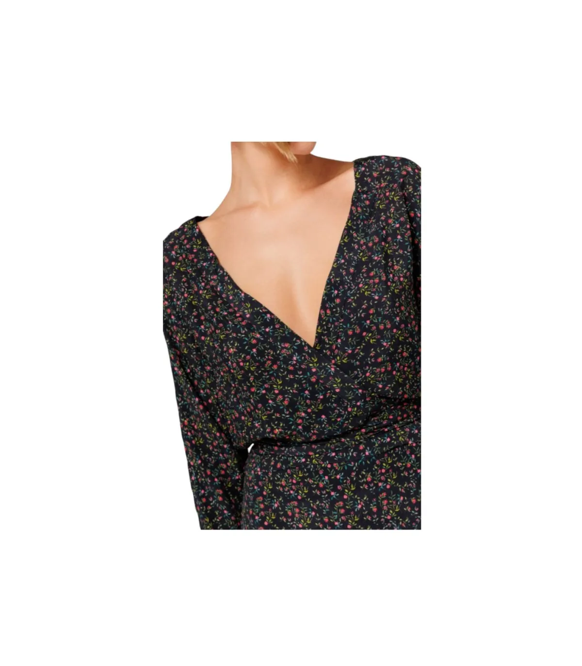 Mar de Margaritas Donna Blusa Manica lunga Con Apertura Sulla Schiena Carla Fantasia Provenzale