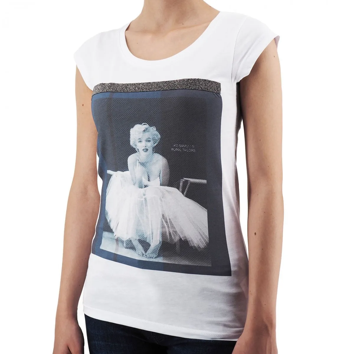 Marilyn Monroe Shine T-Shirt Bianco