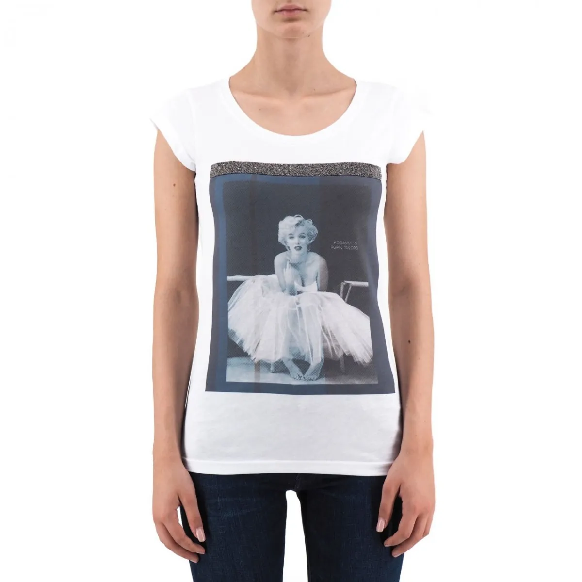 Marilyn Monroe Shine T-Shirt Bianco