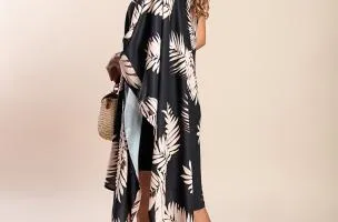 Miniabito elegante, nero/stampato