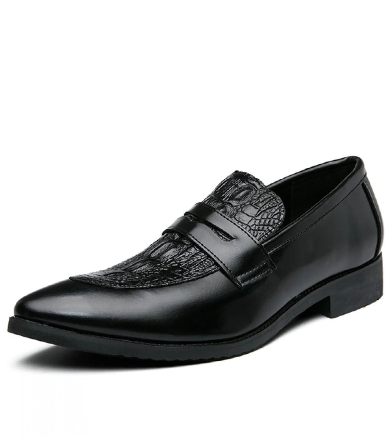 Mocassini da uomo in coccodrillo Scarpe da guida Moda Calzature da barca Mocassini in pelle di marca Scarpe da uomo Comode unità