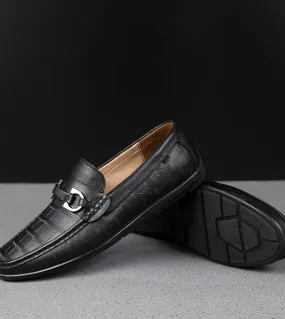 Mocassini di lusso Uomo Mocassini in vera pelle Scarpe casual Scarpe da guida da uomo Business Stile coccodrillo Slip On Uomo Pi