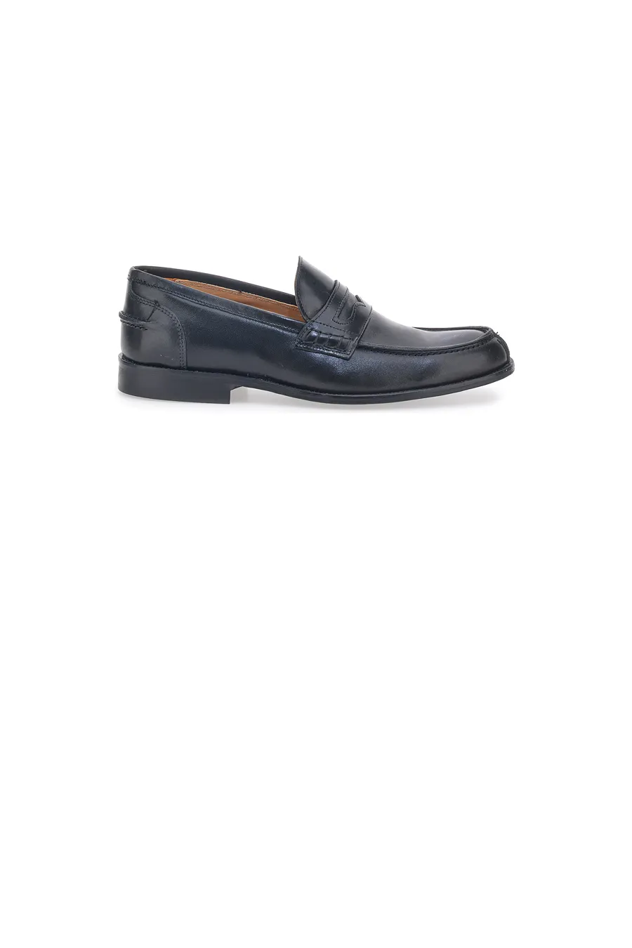 Mocassini Neri In Vera Pelle Made in Italy Pittarello 401