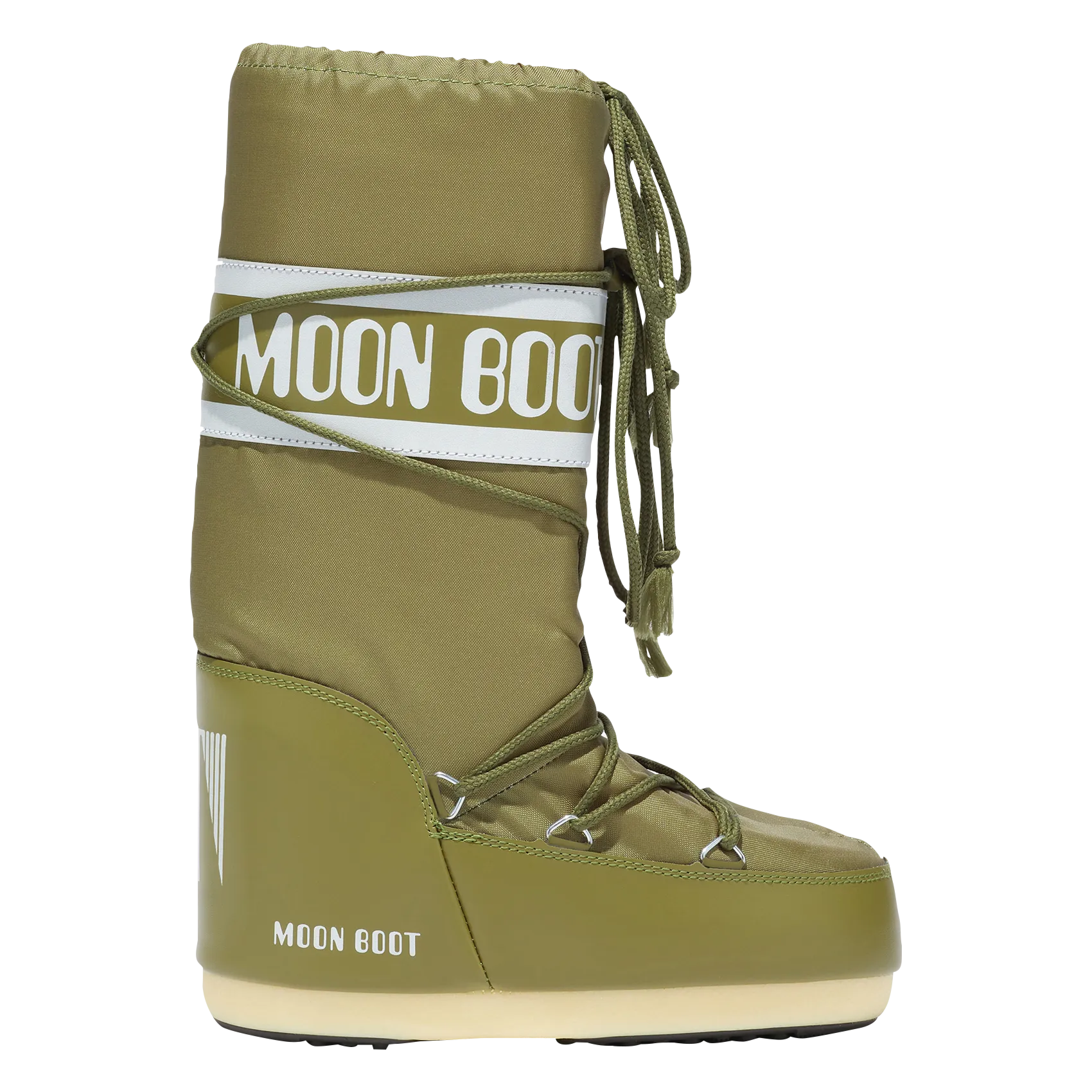  MOON BOOT   ICON NYLON - Stivali stringati | Kaki