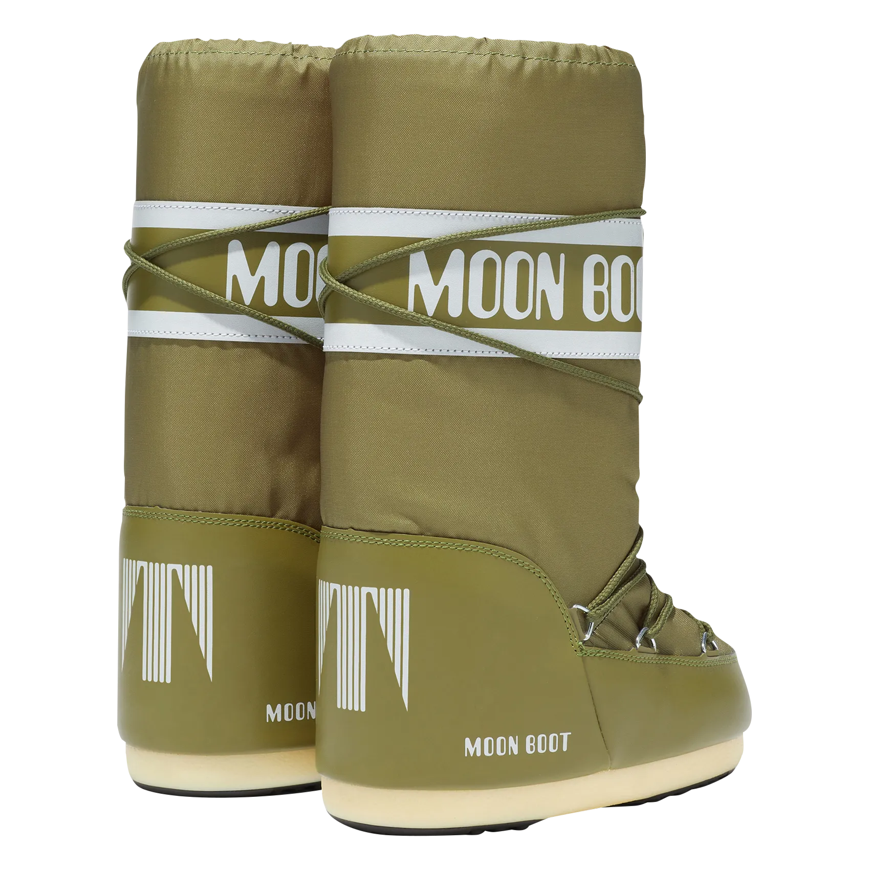  MOON BOOT   ICON NYLON - Stivali stringati | Kaki