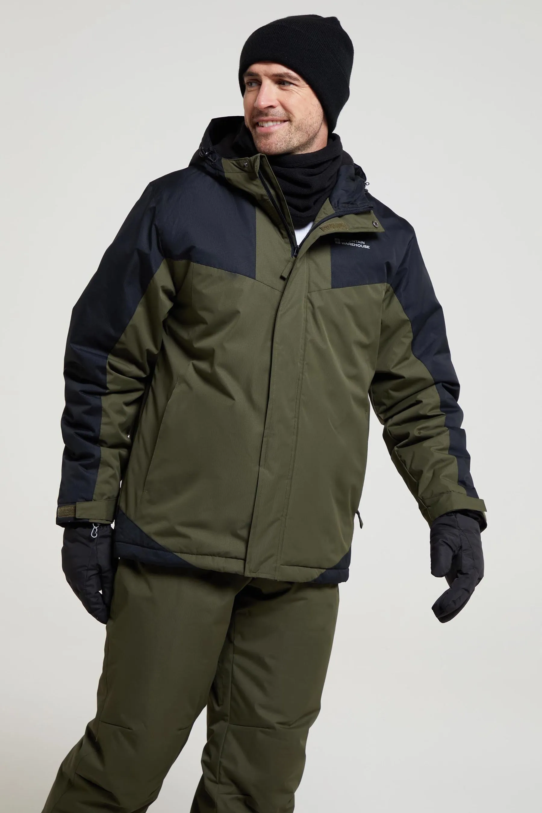 Mountain Warehouse Uomo Dusk III - Giacca da sci impermeabile