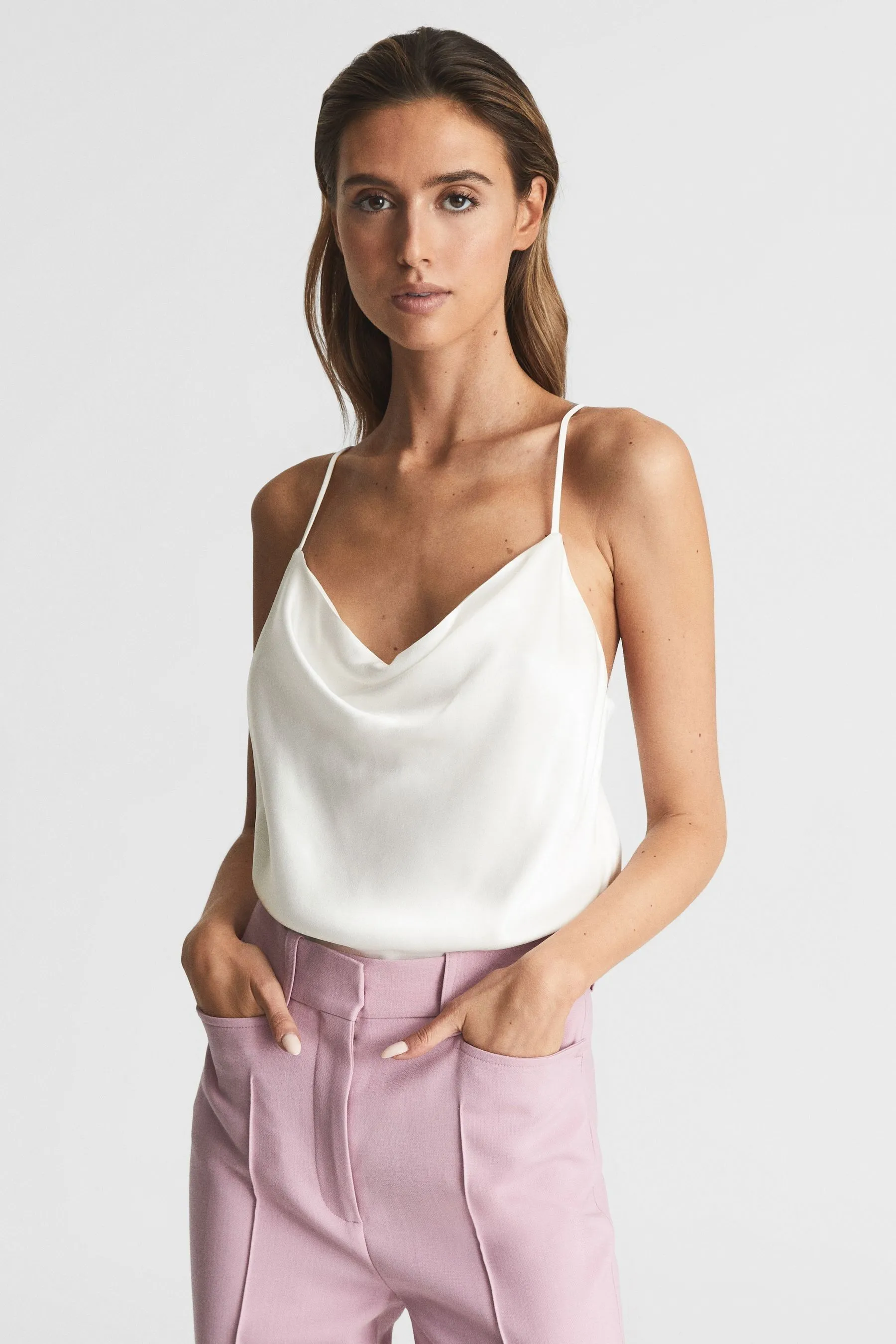 Multicolore - Keeva - Canotta con Satin    