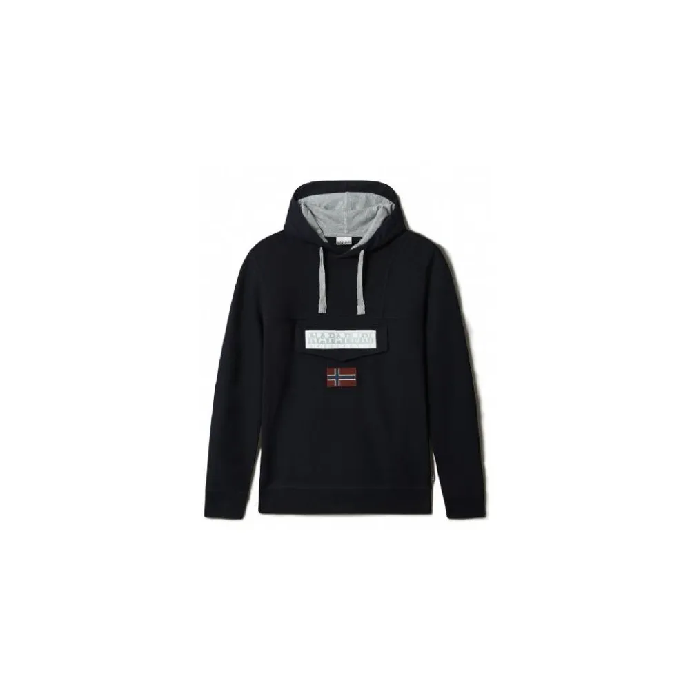 NAPAPIJRI - FELPA BURGEE WINTER - UOMO - BLU - QK1761