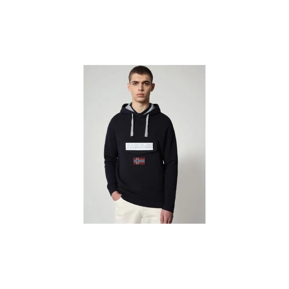 NAPAPIJRI - FELPA BURGEE WINTER - UOMO - BLU - QK1761