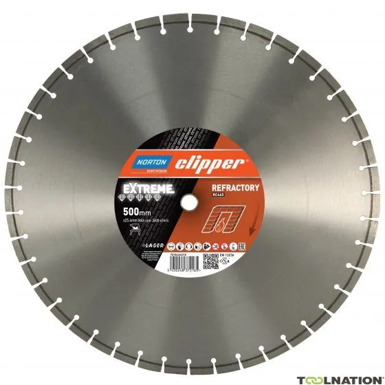 Norton Clipper 70184626319 Extreme RC465 Lama diamantata 600 x 25,4 mm