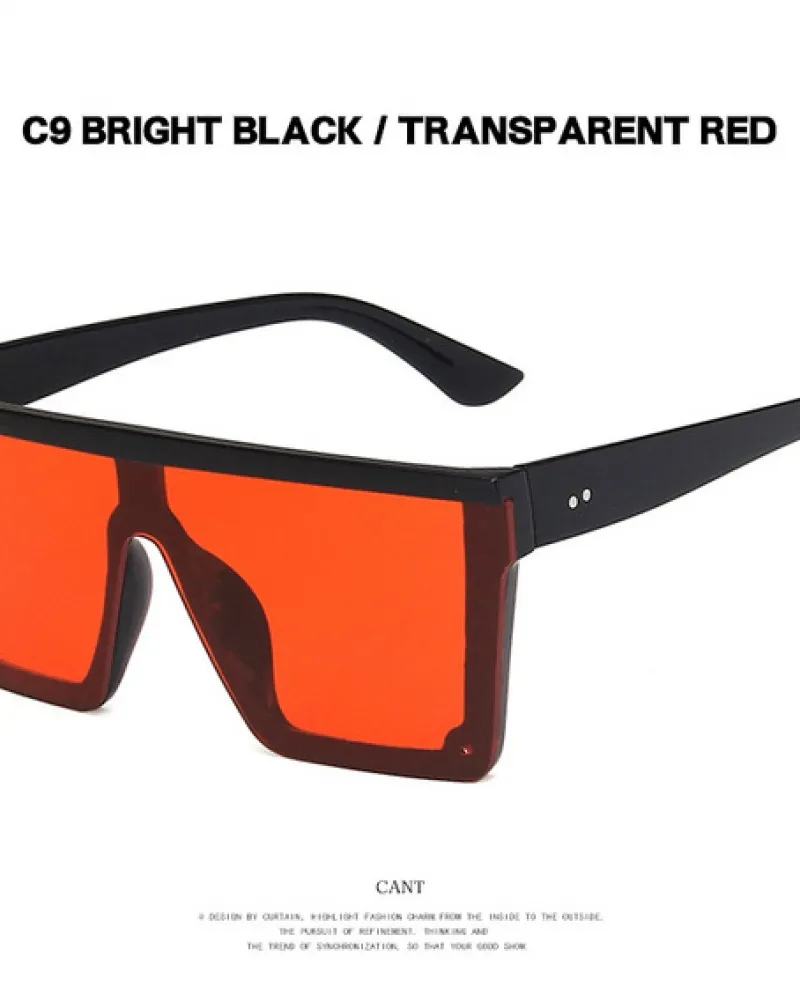 Occhiali da sole quadrati di design Donna Uomo 2022 Occhiali da sole Luxury Brand Specchio vintage Occhiali viola rossi Gafas De