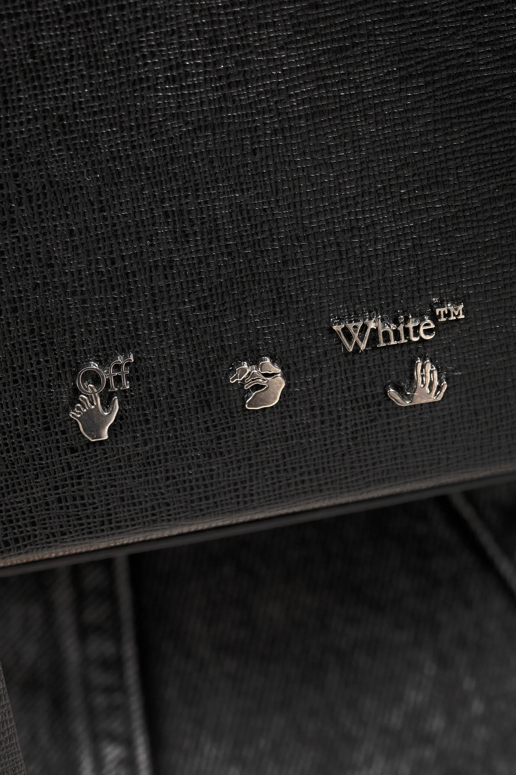 Off White Zaino In Pelle Con Stampa