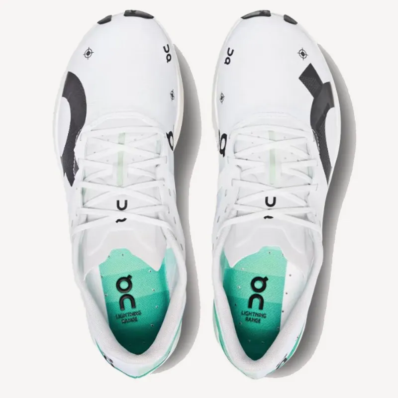 On Cloudboom Echo 3 Undyed Bianco Verde Acqua - Scarpe Running Donna