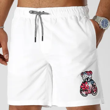 Pantaloncini da bagno Essentials Art Series Rosa Bianco