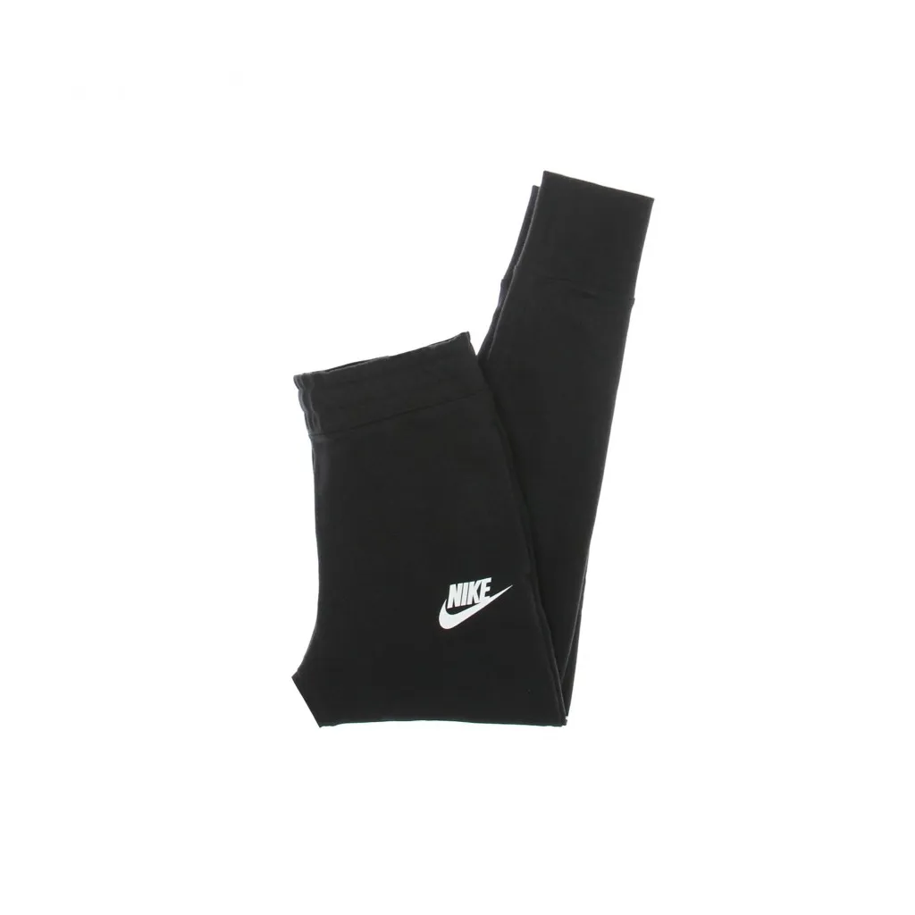 pantalone tuta leggero ragazzo club french terry hw fitted pant BLACK/WHITE