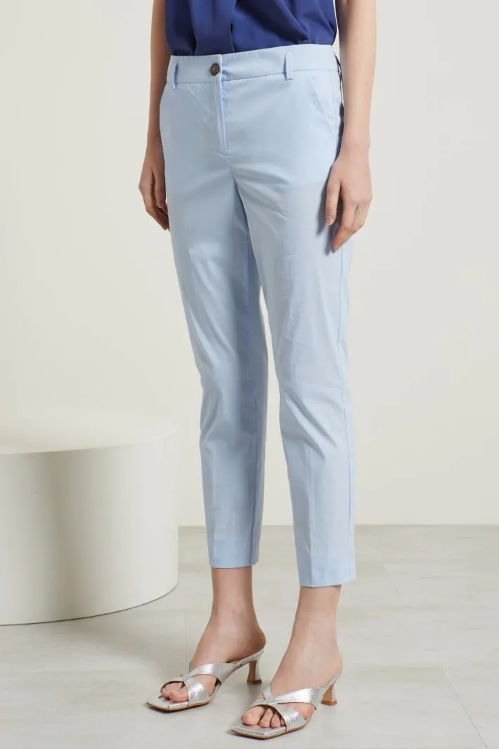 Pantaloni chino in cotone