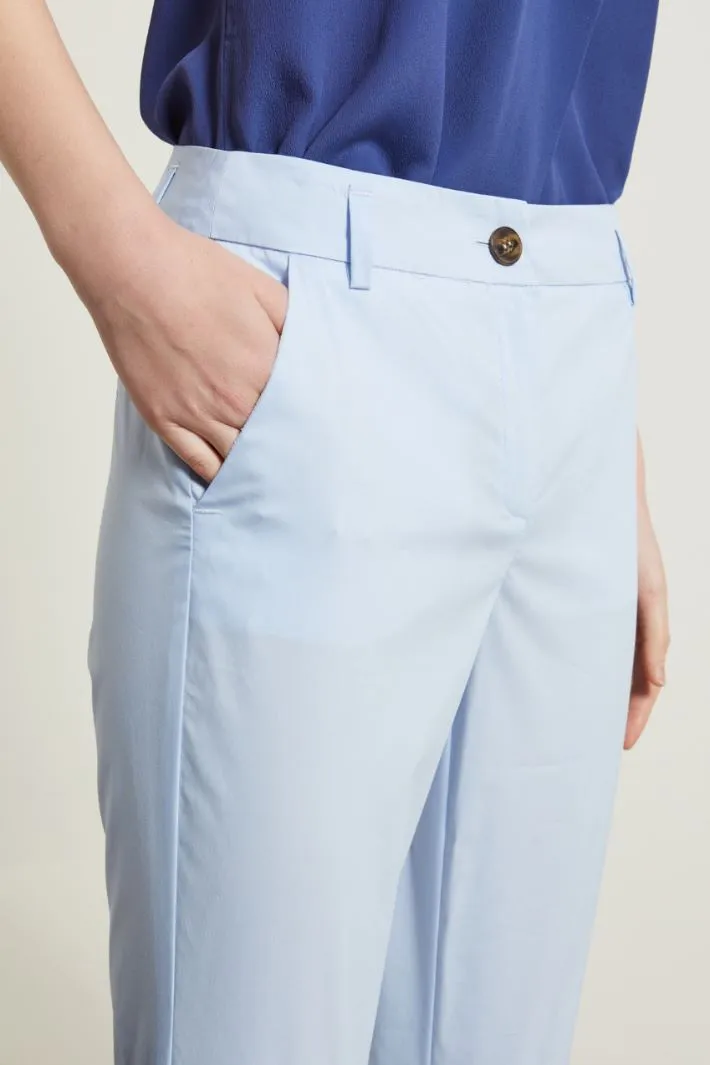 Pantaloni chino in cotone