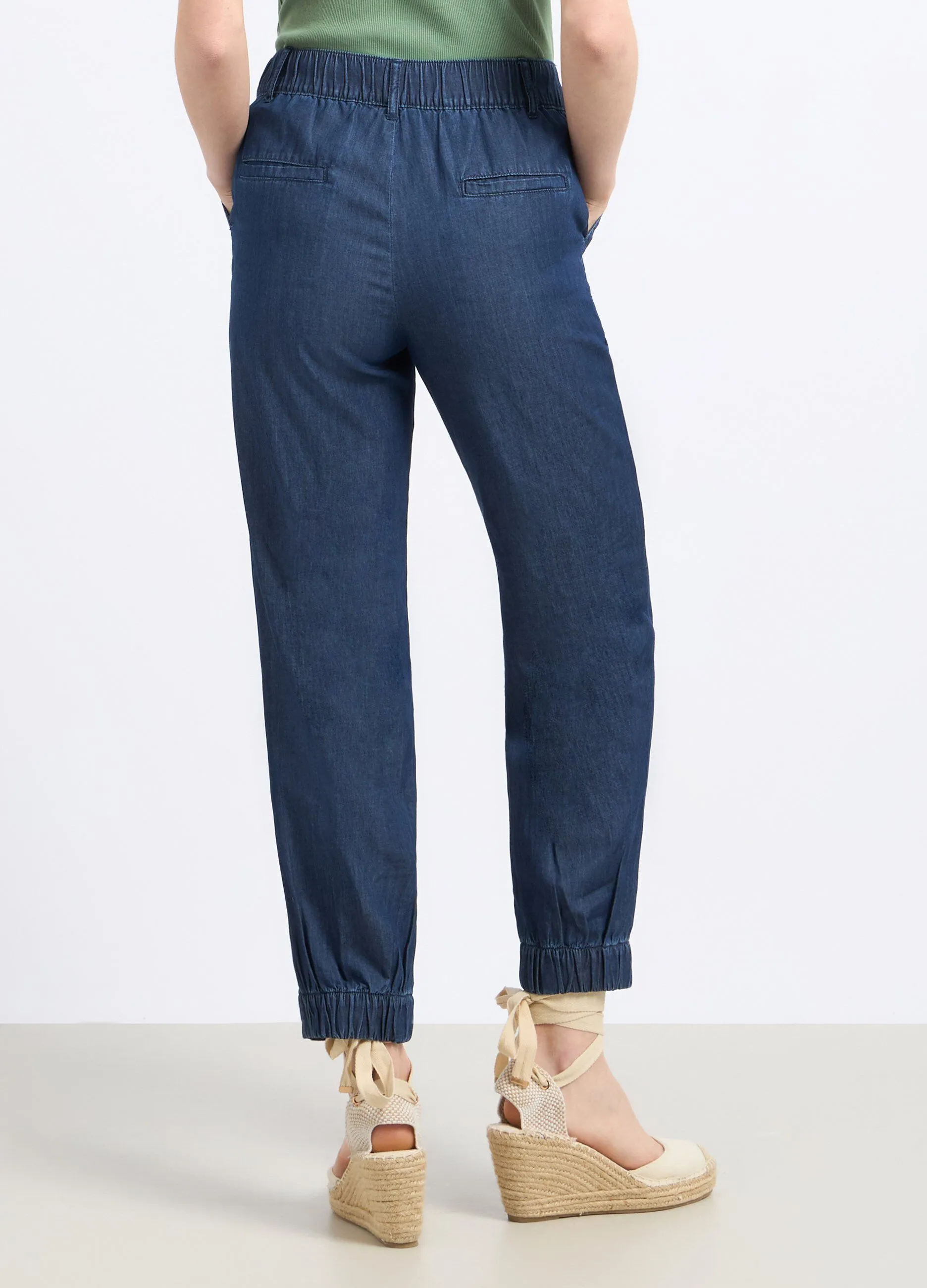 Pantaloni in puro cotone donna