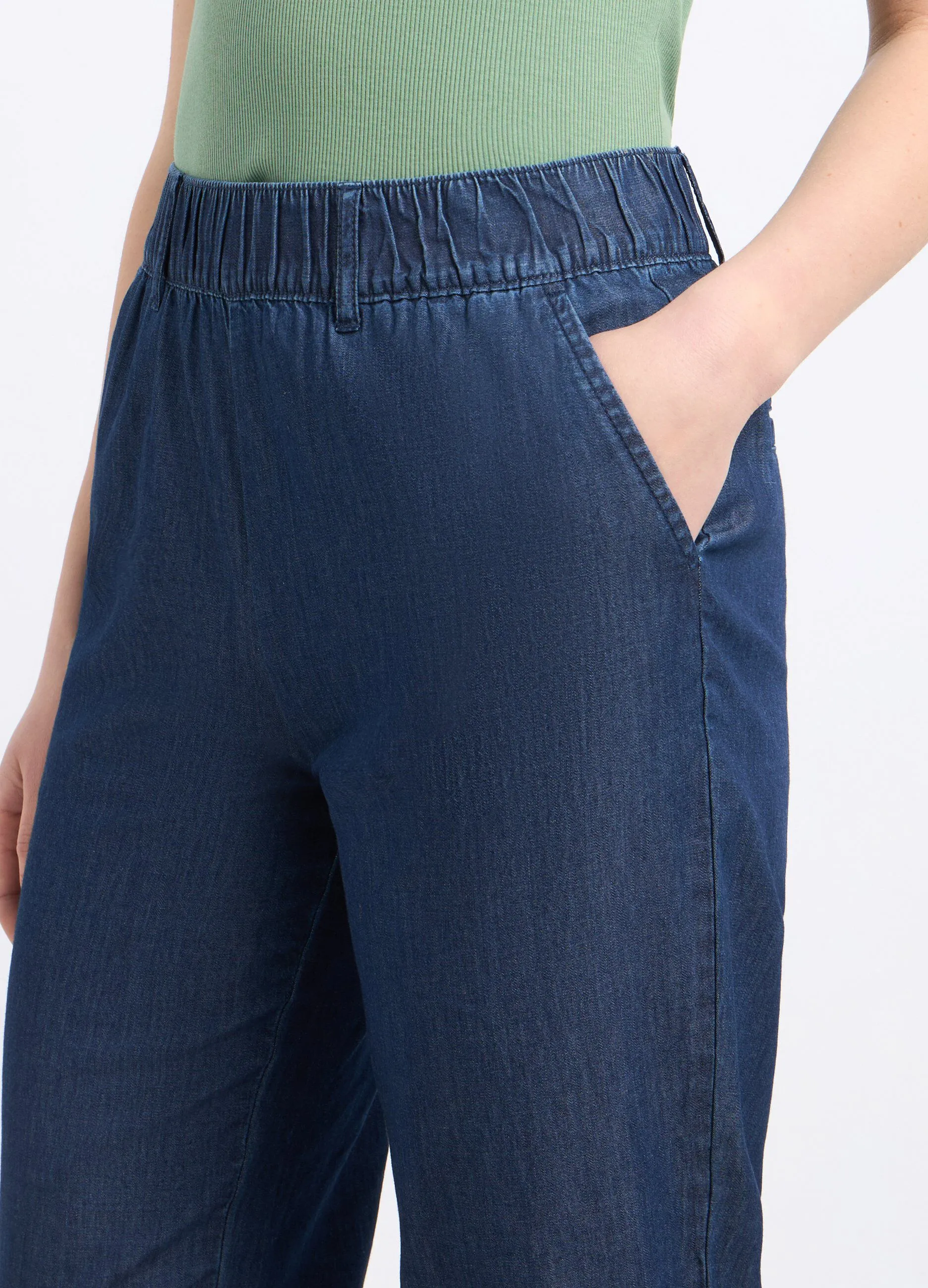Pantaloni in puro cotone donna