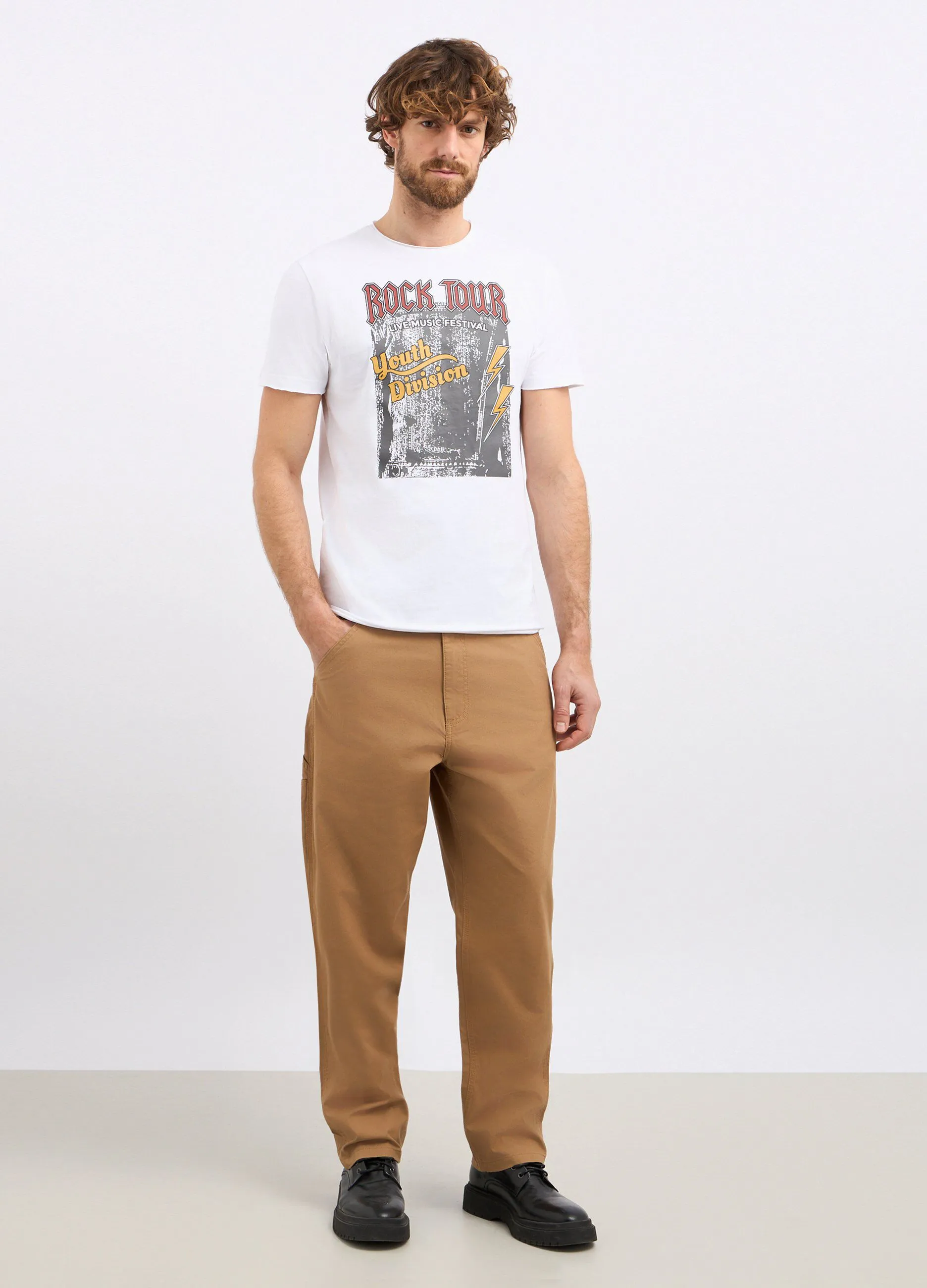 Pantaloni in puro cotone uomo