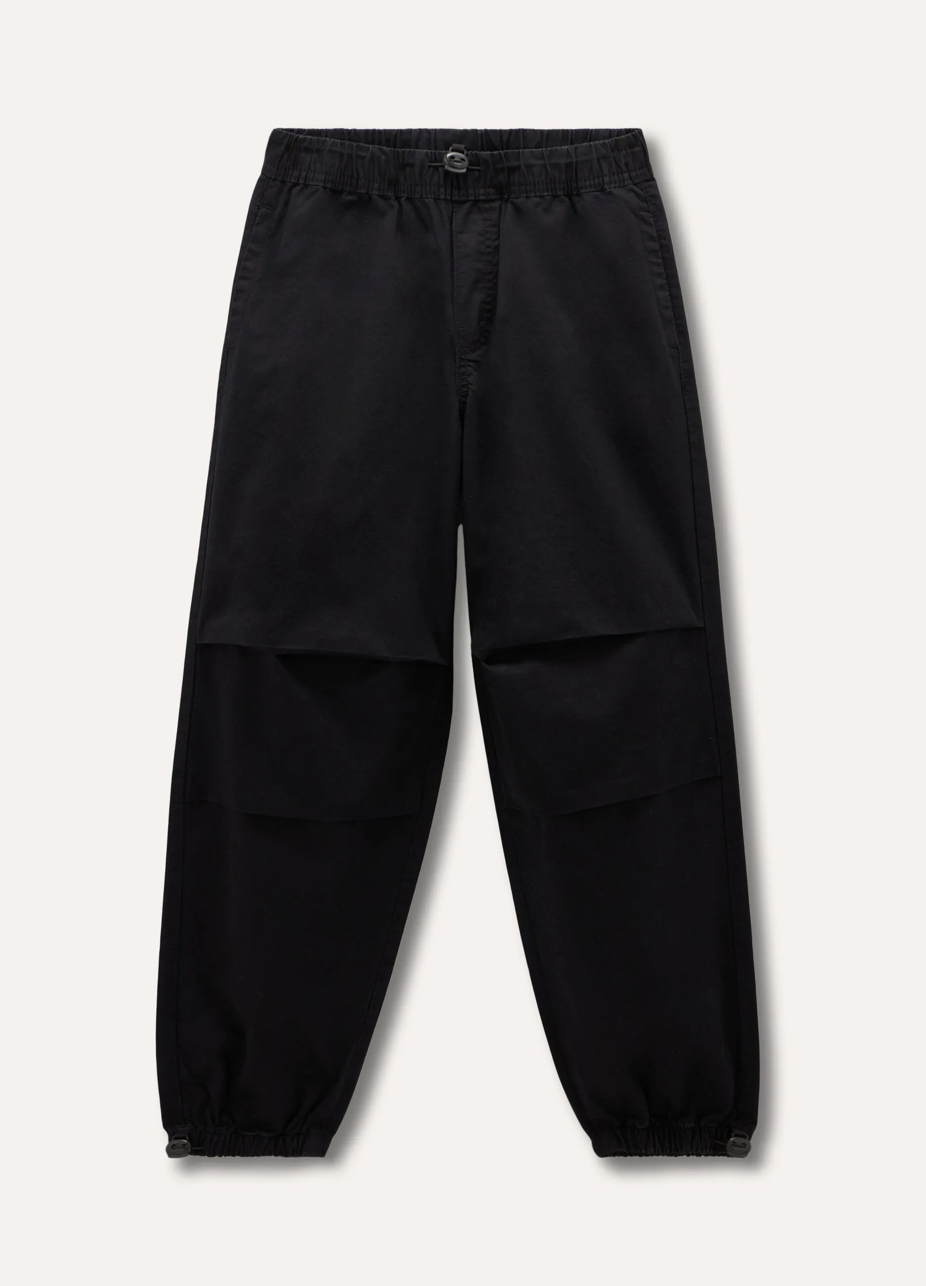 Pantaloni parachute in puro cotone ragazzo