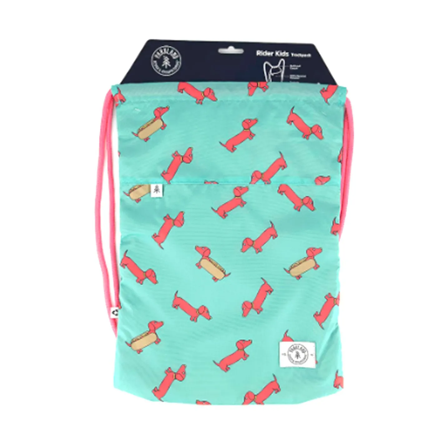 PARKLAND Rider Kids Hot Pink Hot Dog - Zaino Verde    