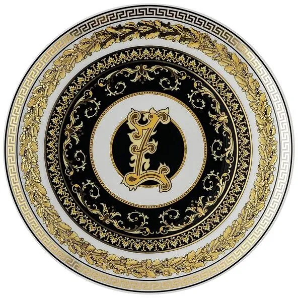 Piatto Porcellana Versace Virtus Alphabet
