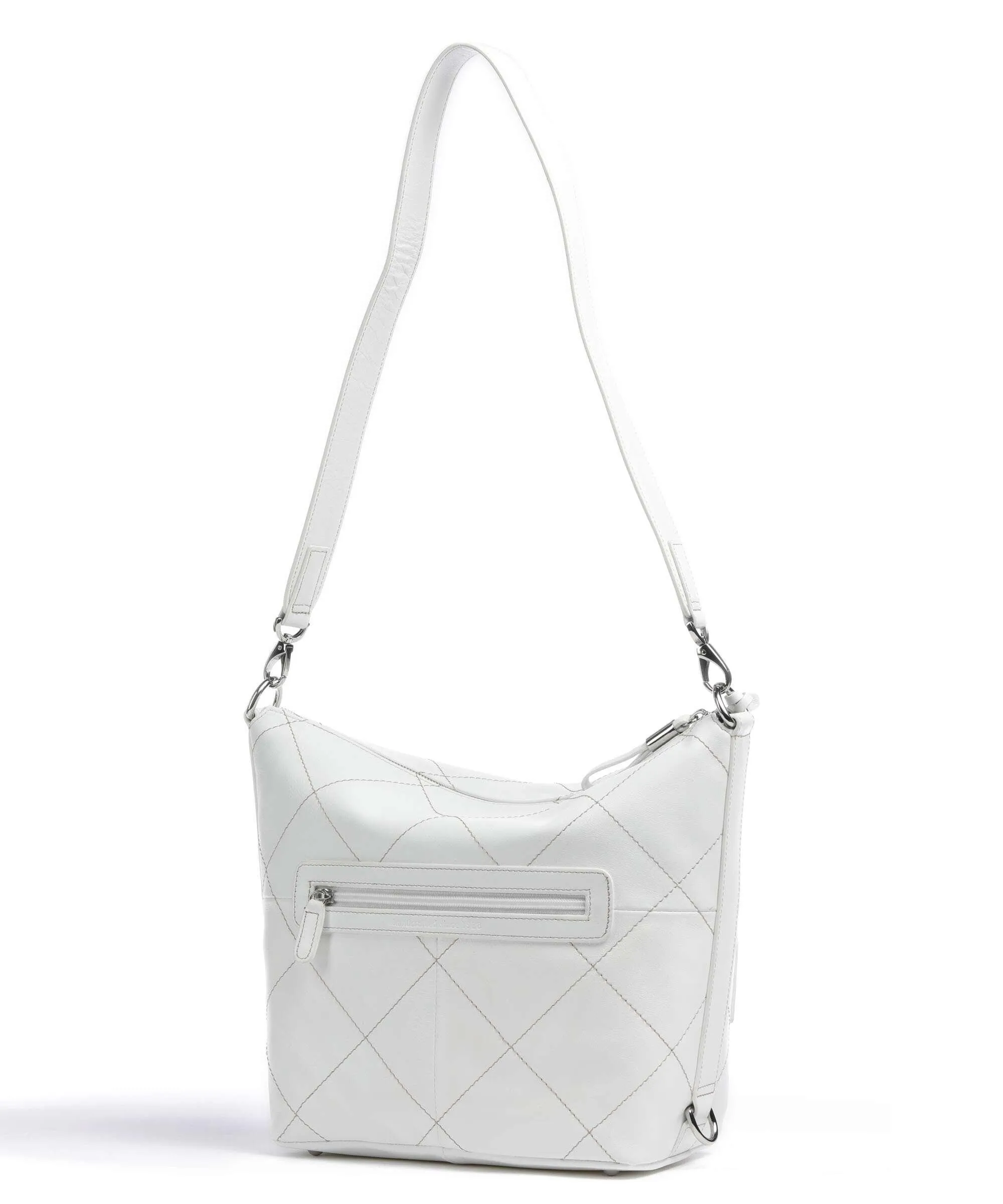  Picard Aurelie Borsa hobo morbida pelle bovina bianco  