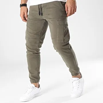 Pikers 2 Pantaloni Cargo Verde Khaki