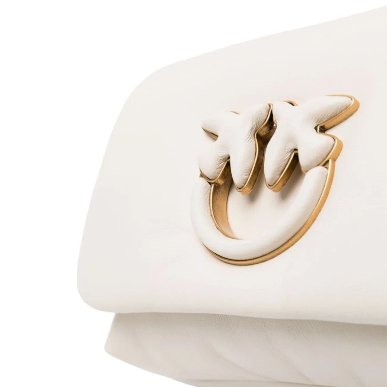 Pinko borsa puff baby love click bianco