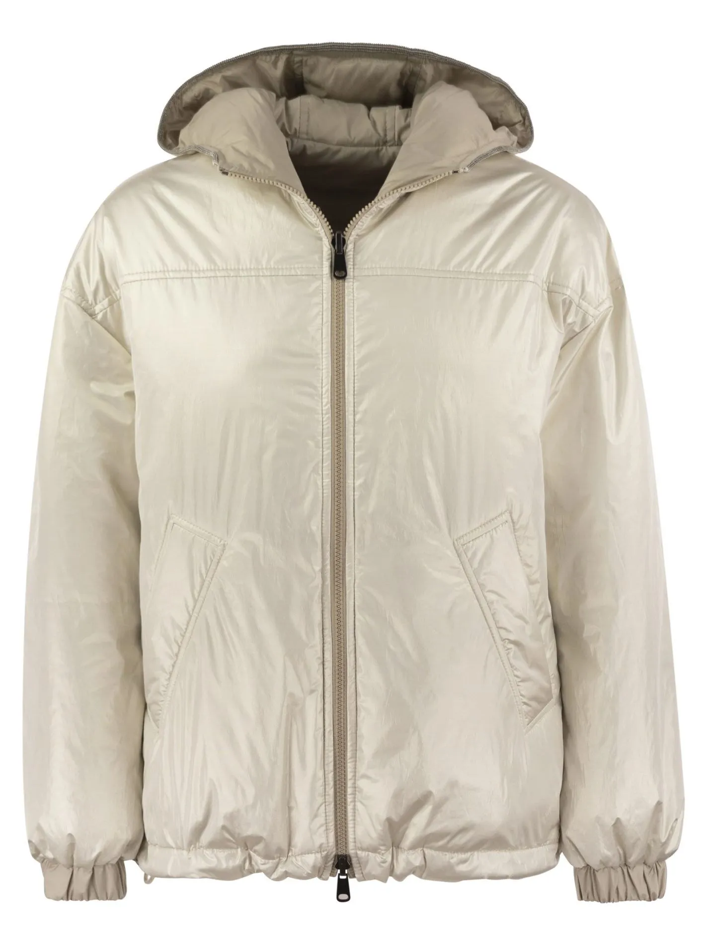 PIUMINO M/L REVERSIBILE PLATINO