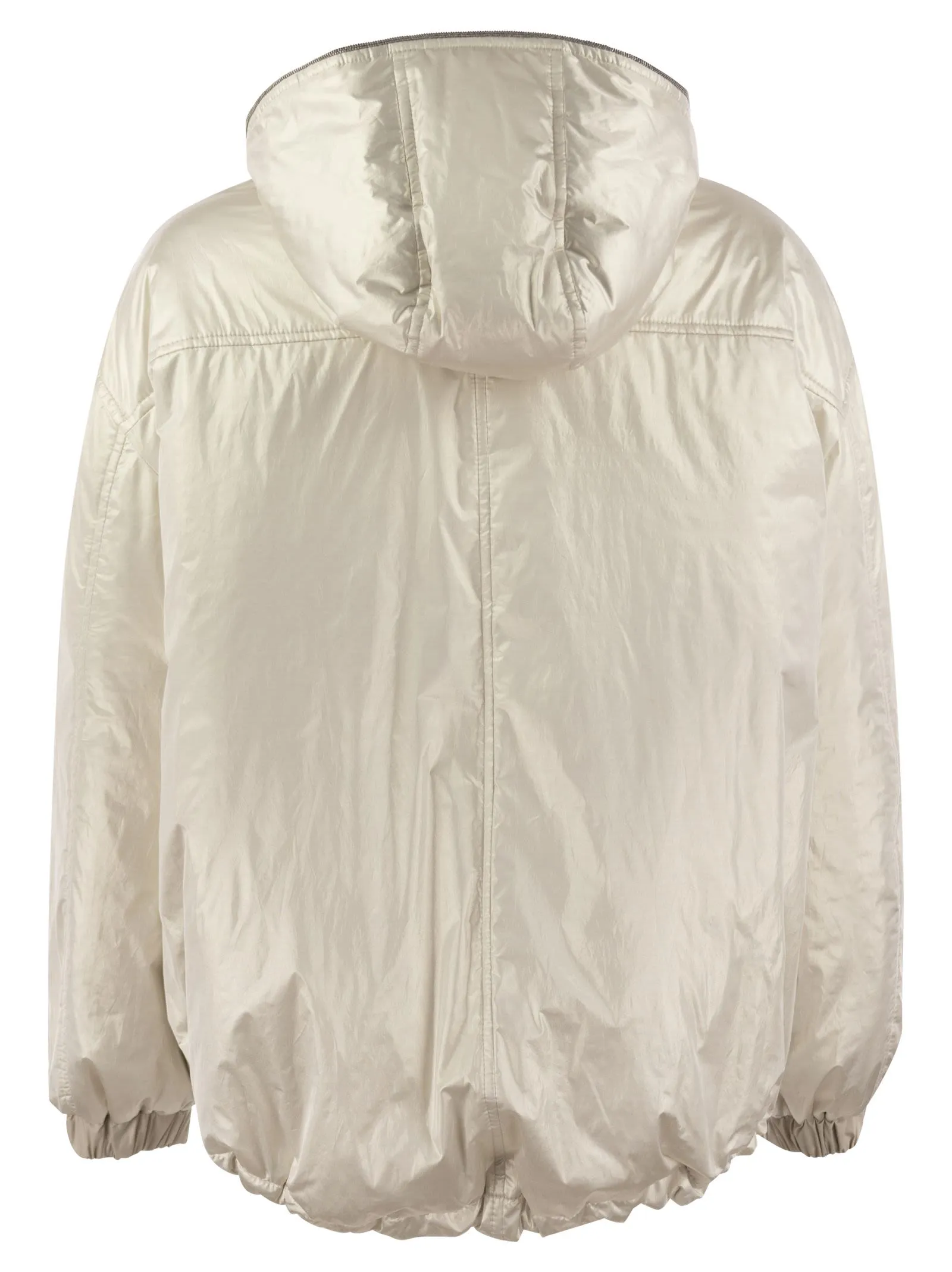 PIUMINO M/L REVERSIBILE PLATINO