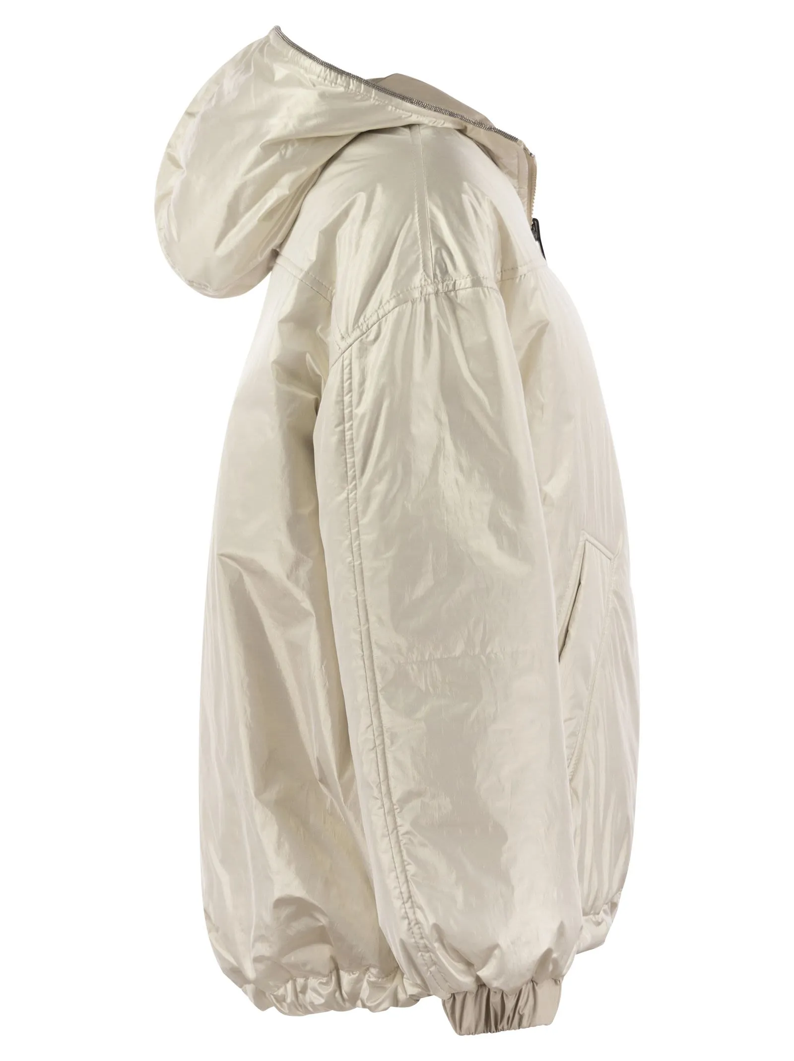 PIUMINO M/L REVERSIBILE PLATINO