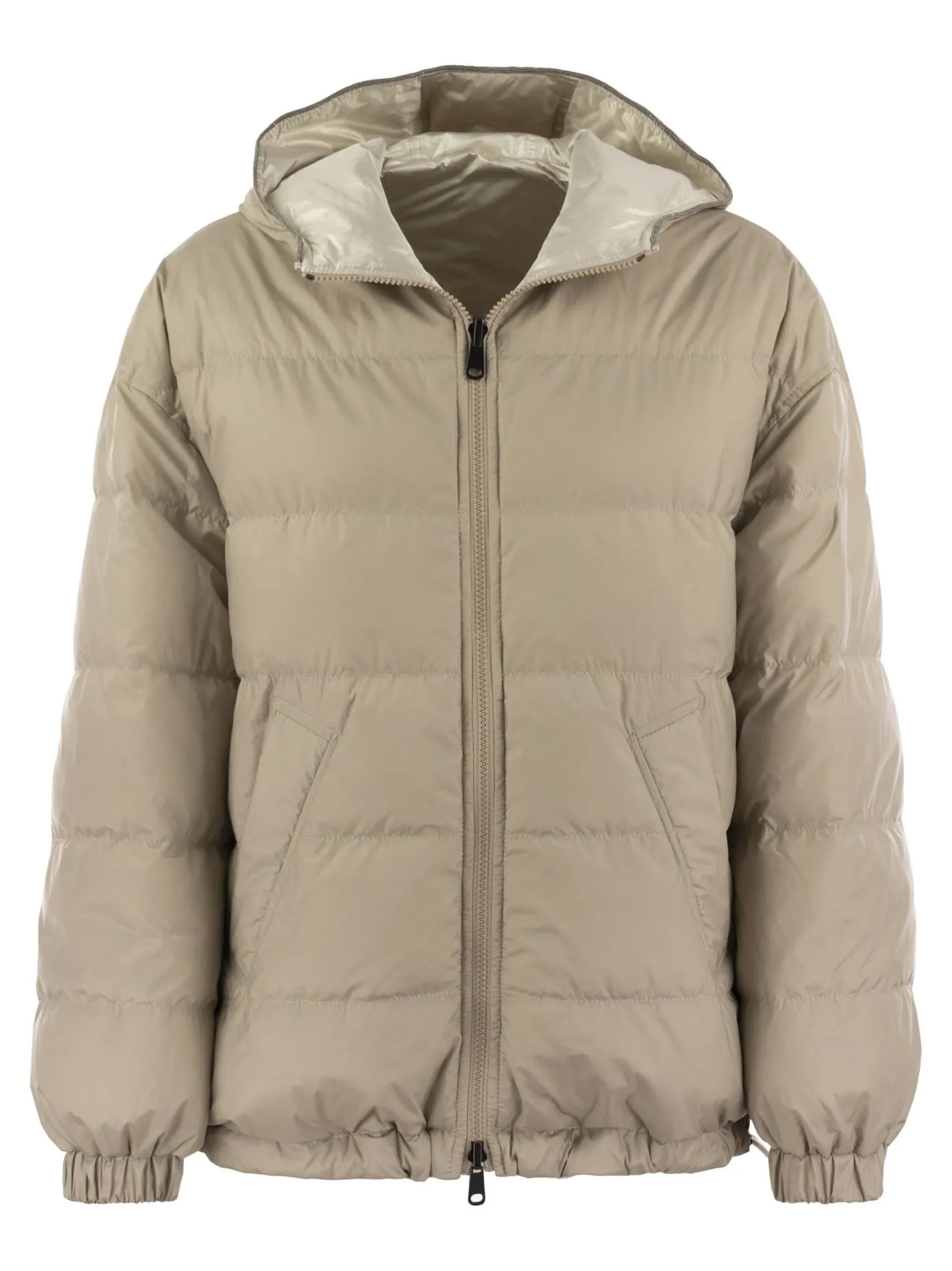 PIUMINO M/L REVERSIBILE PLATINO
