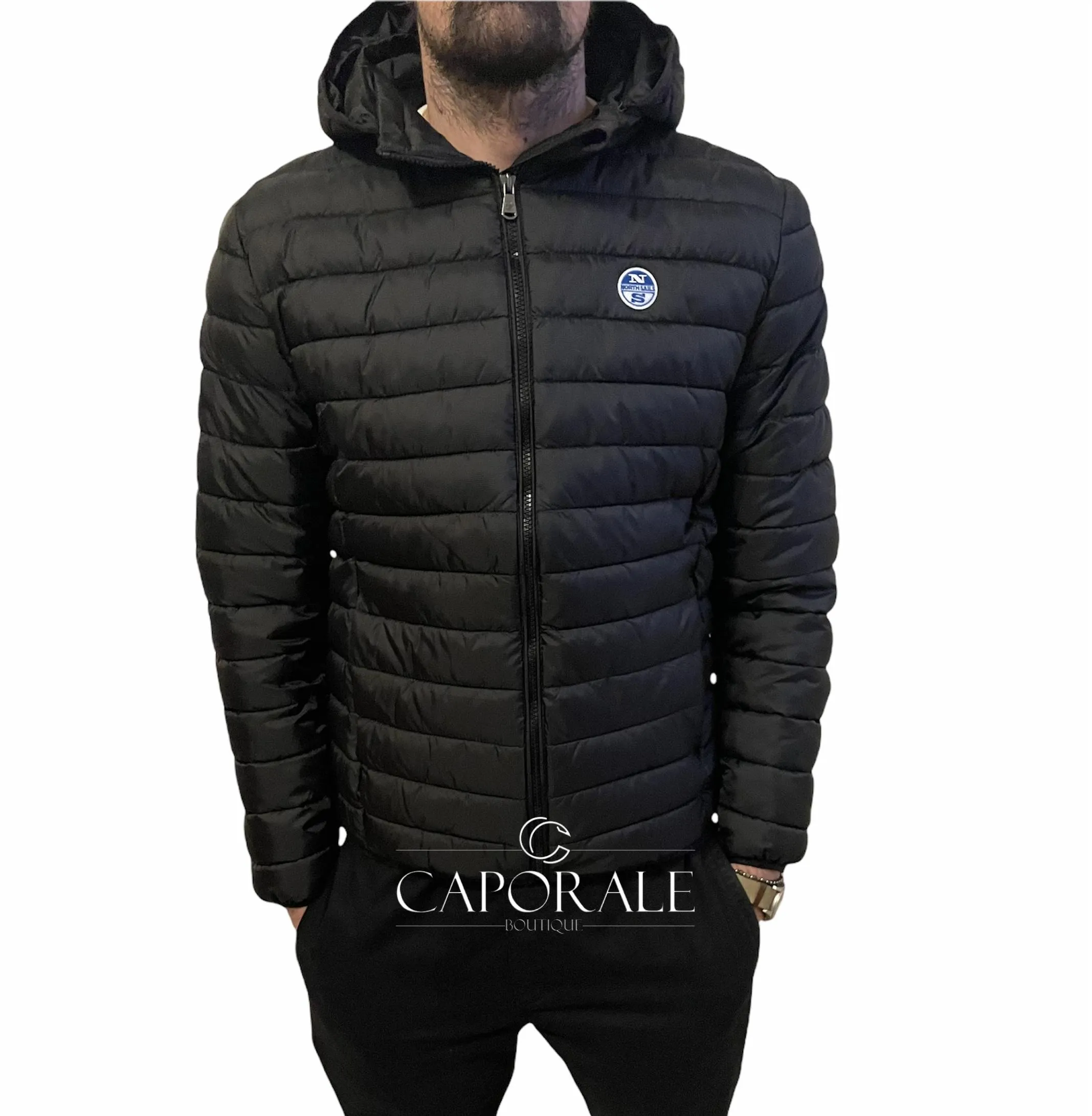 Piumino North Sails 602933 Nero