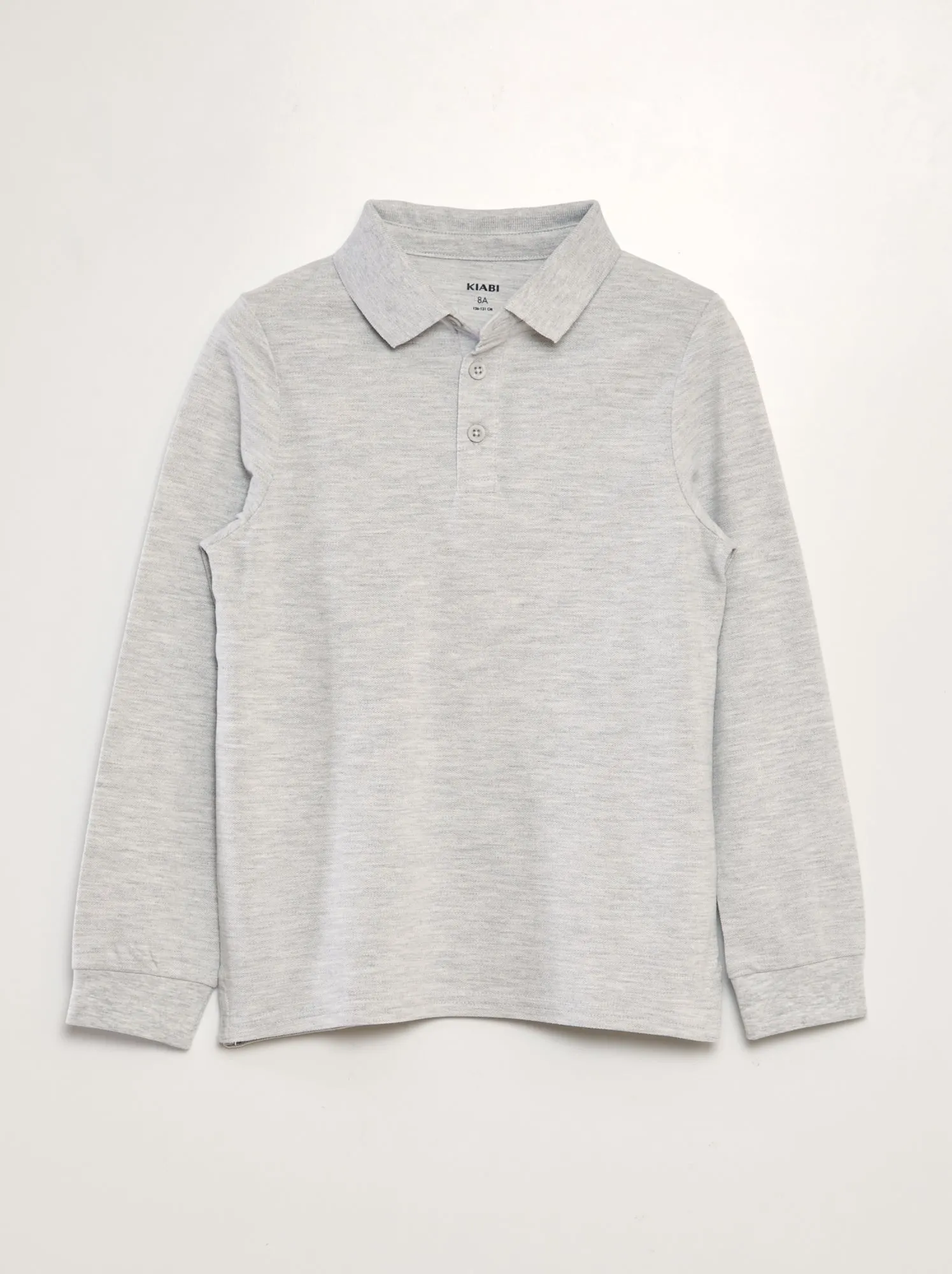 Polo a maniche lunghe - GRIGIO