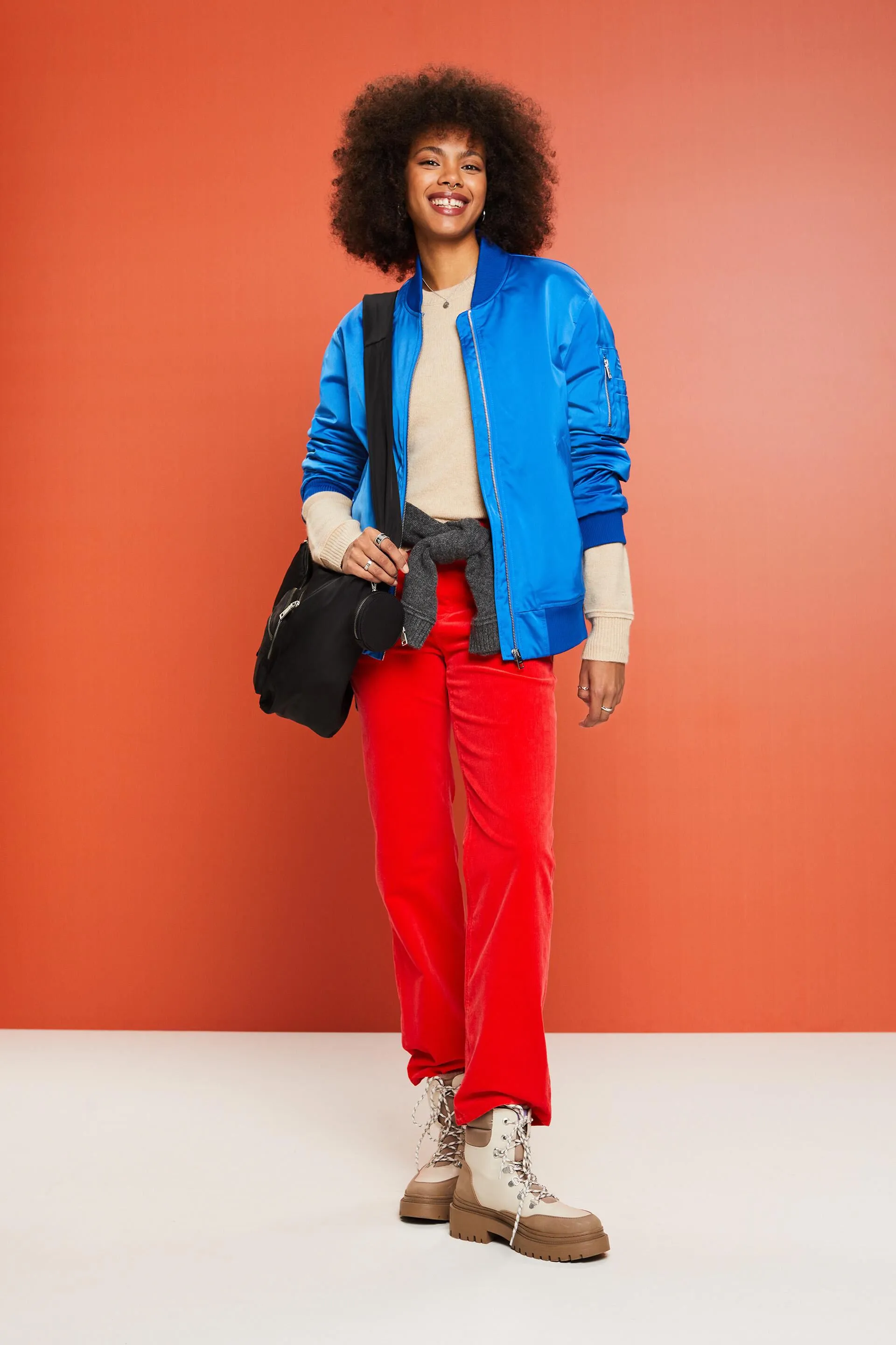 Pullover a girocollo in cashmere