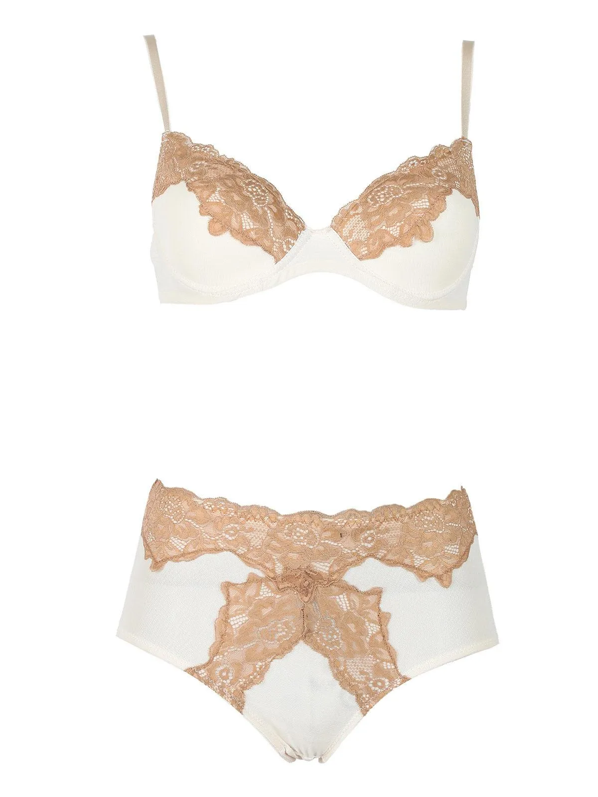 Pura Soutien-gorge rembourré complet de luxe P0613C + culotte