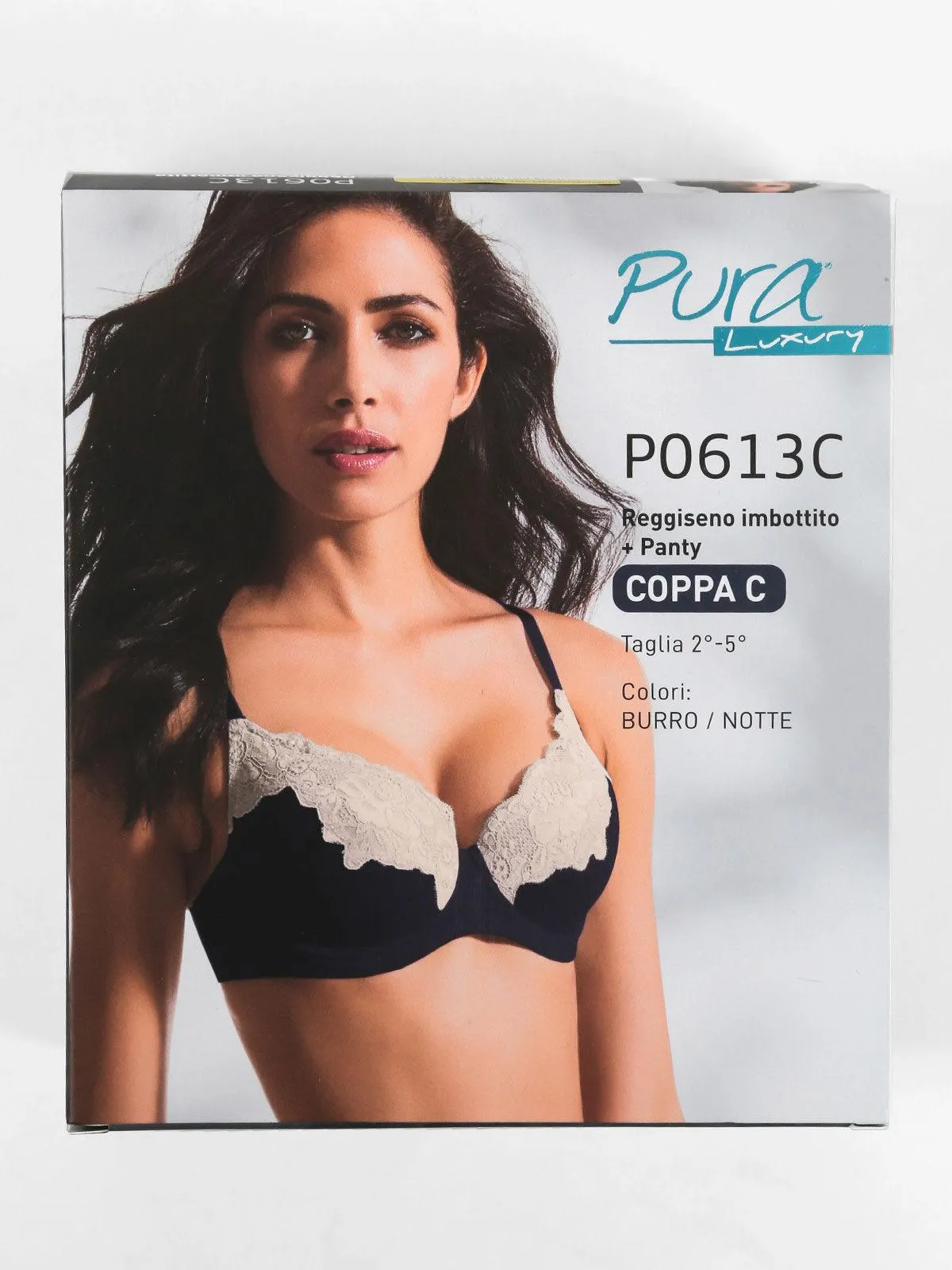 Pura Soutien-gorge rembourré complet de luxe P0613C + culotte