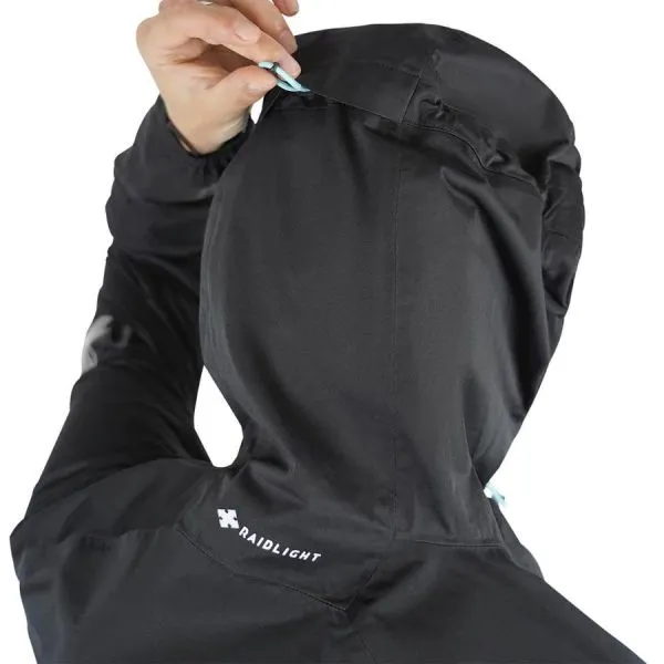 RAIDLIGHT RAIDSHELL  MP+ W Black giacca da trail impermeabile donna
