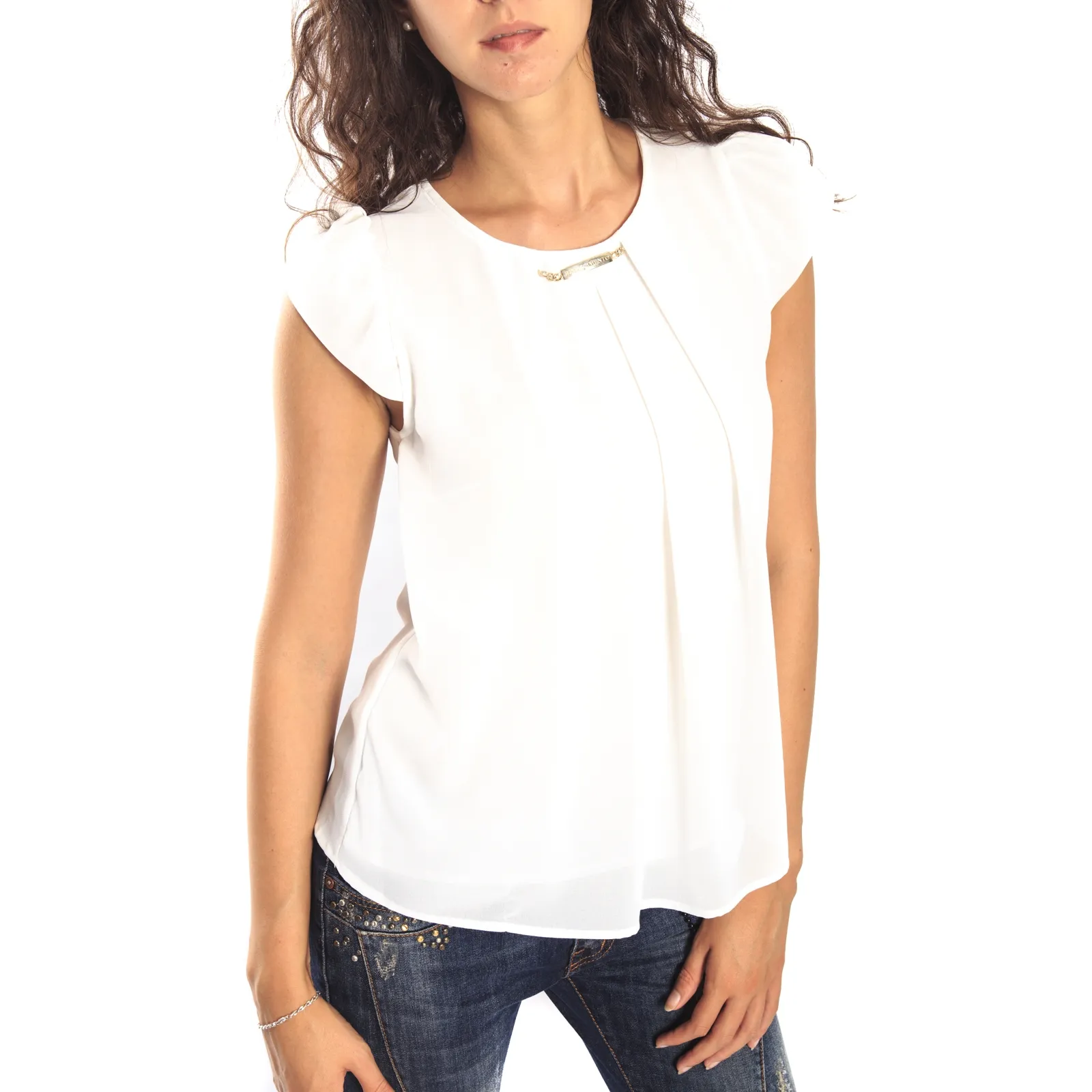 RINASCIMENTO Blusa / Top maniche corte BIANCO Art. CFC0069665003