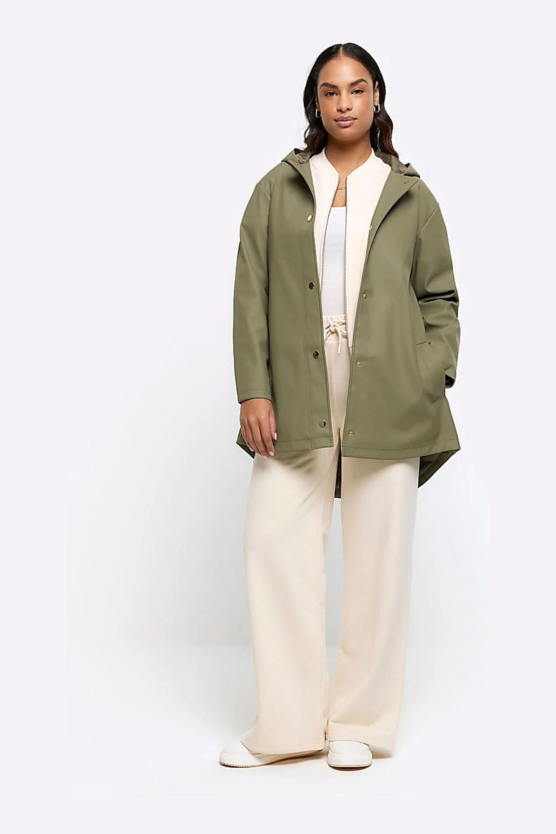 River Island Con cappuccio - Trench impermeabile Giacca