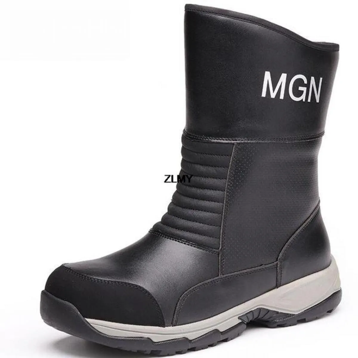 Scarpe antinfortunistiche alte da uomo Scarpe da lavoro impermeabili con punta in acciaio Stivali antinfortunistici antiforatura