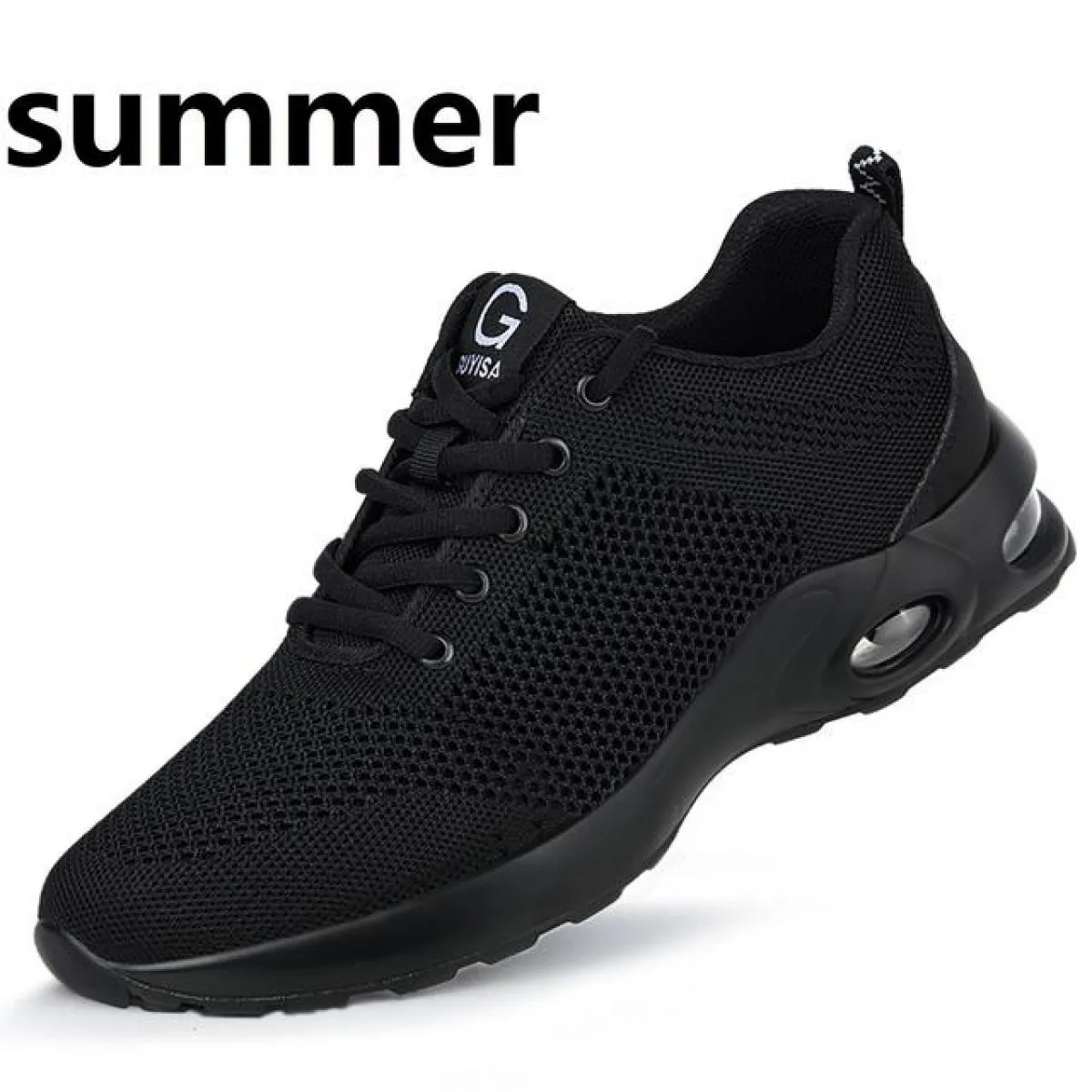 Scarpe antinfortunistiche con punta in acciaio Scarpe da lavoro traspiranti da uomo Scarpe da lavoro con cuscino d'aria Stivali